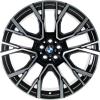 BMW 809M Jet Black with Bright Turned Wheel Img 1
