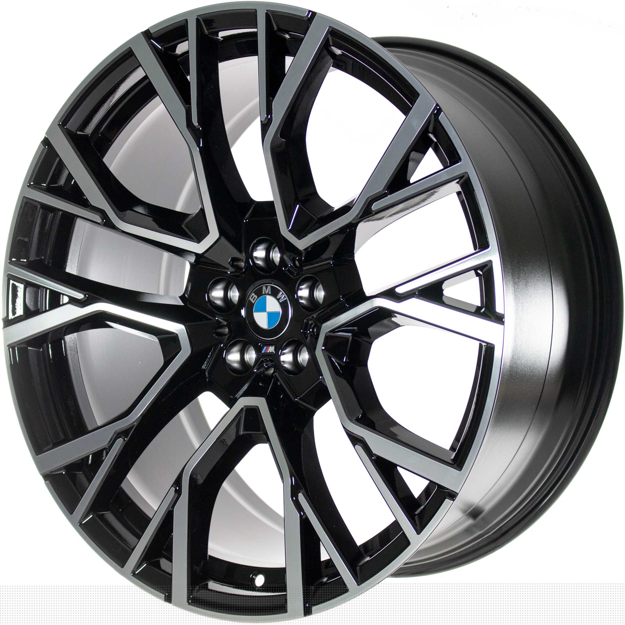 BMW 809M Jet Black with Bright Turned Alloy Wheel Product Image #2