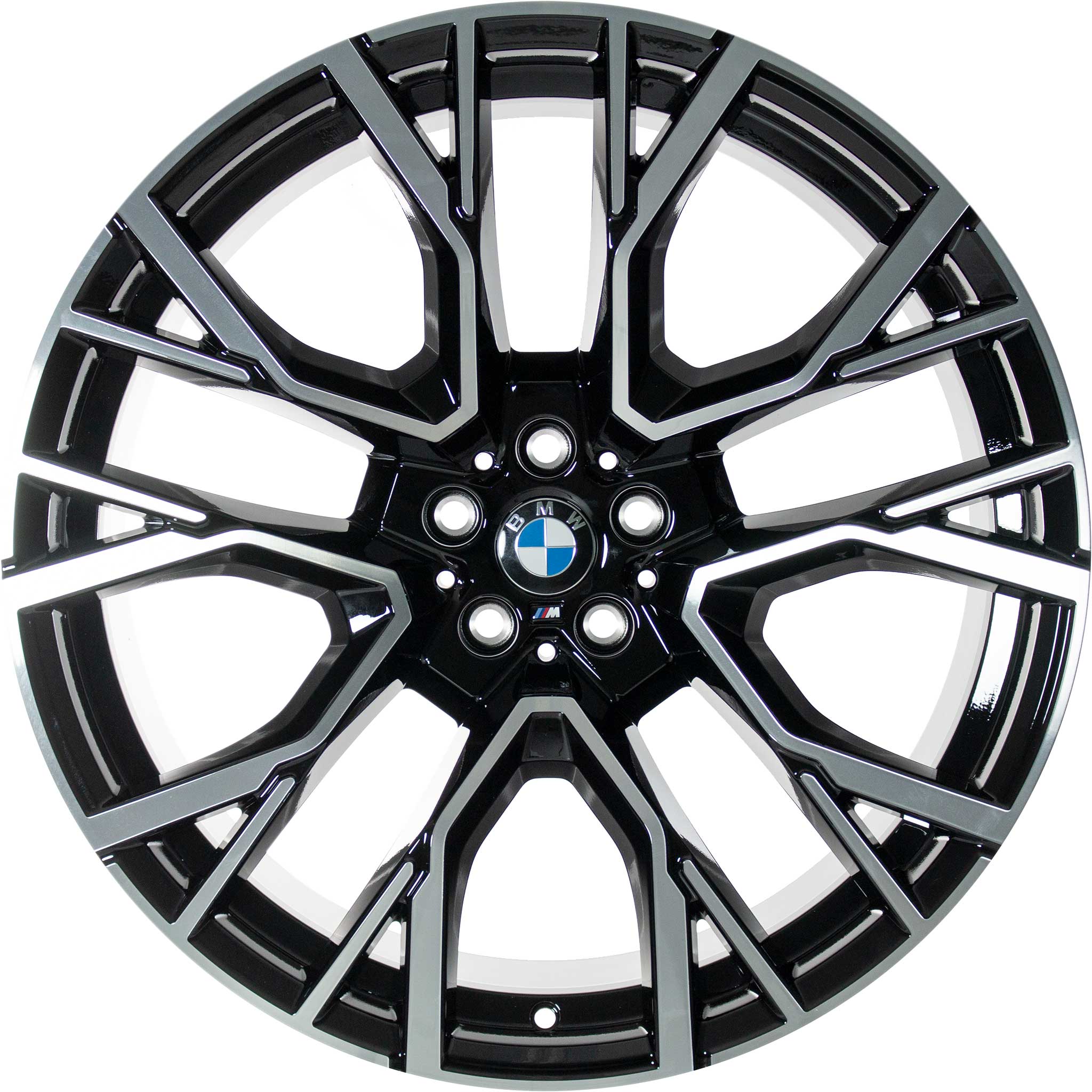 BMW 809M Jet Black with Bright Turned Alloy Wheel Product Image #1