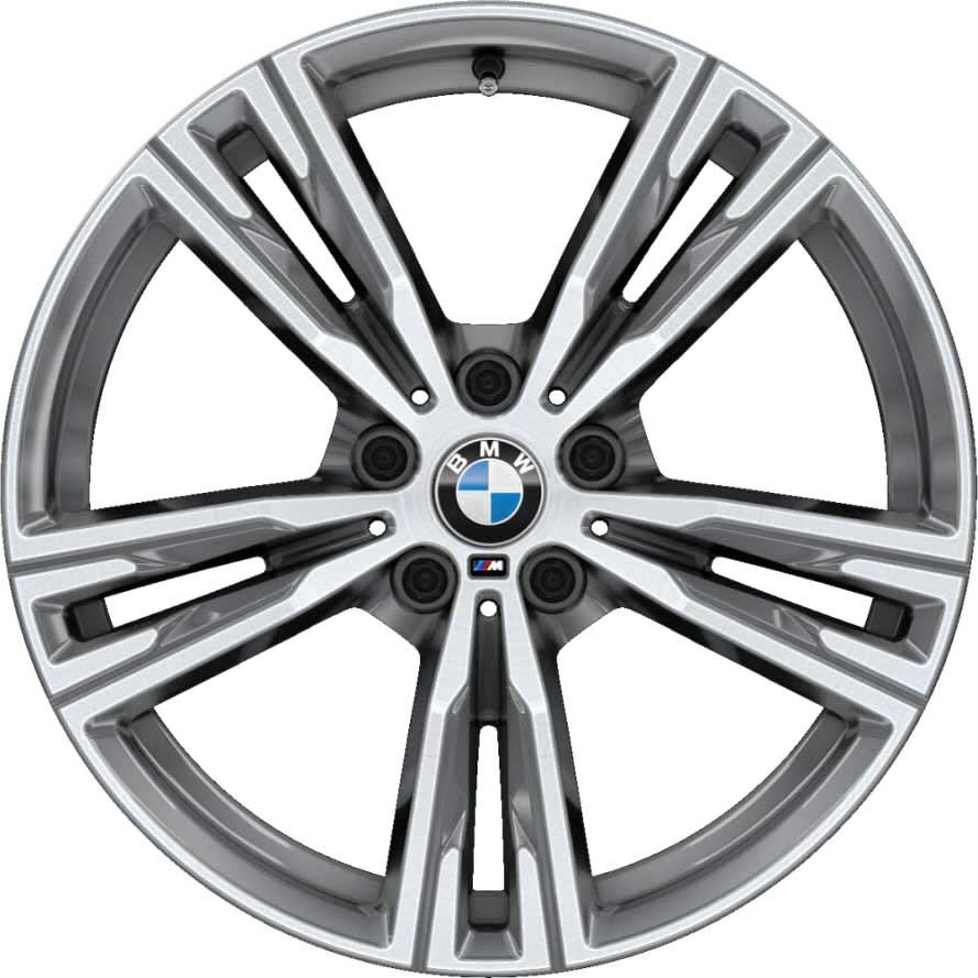 BMW 798M Ferric Grey with Bright Turned Alloy Wheel Product Image #1