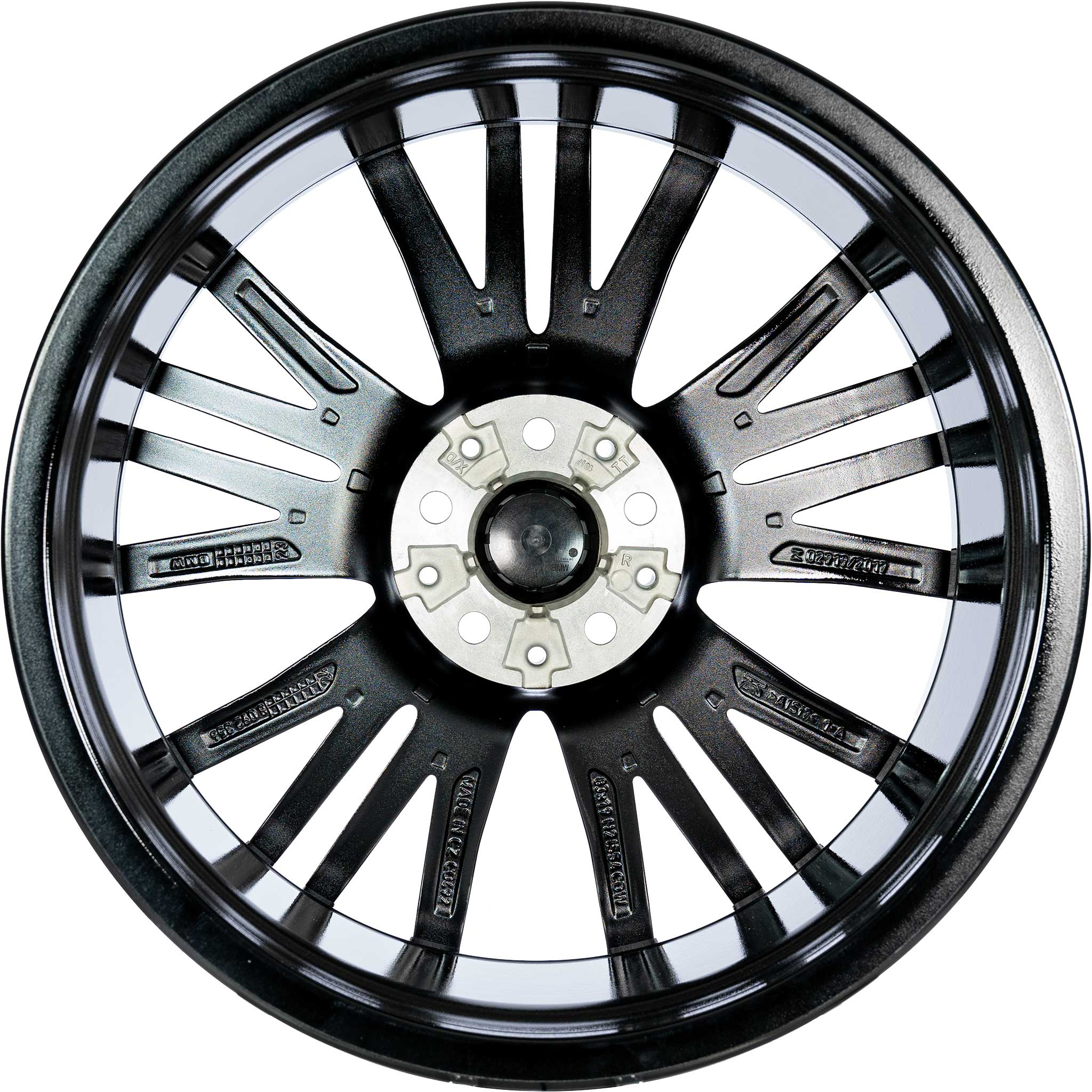 BMW 552M Jet Black with Bright Turned Alloy Wheel Product Image #3