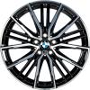 BMW 552M Jet Black with Bright Turned Wheel Img 1