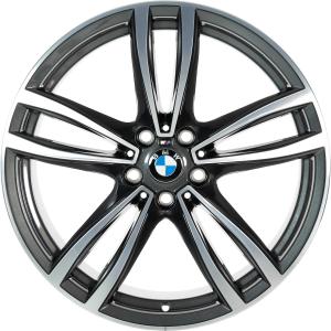19" BMW 647M Orbit Grey with Bright Turned alloy wheel