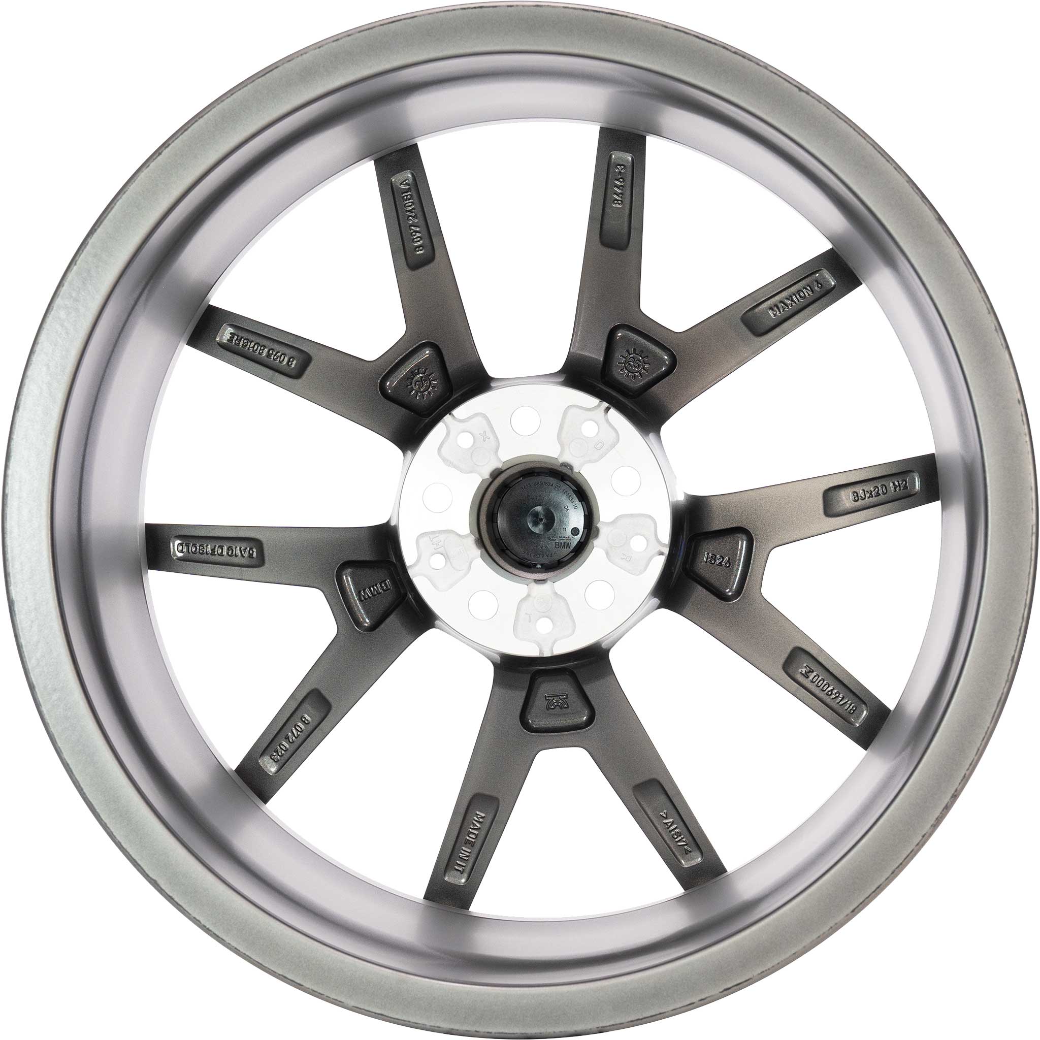 BMW 728M Cerium Grey with Bright Turned Alloy Wheel Product Image #3