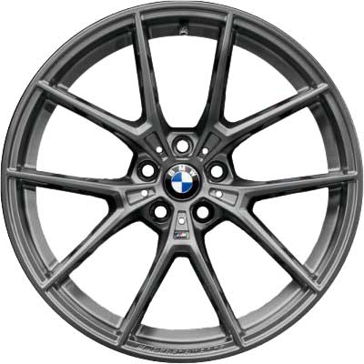 BMW 863M Forged Ferric Grey Matt Alloy Wheel Product Image #1