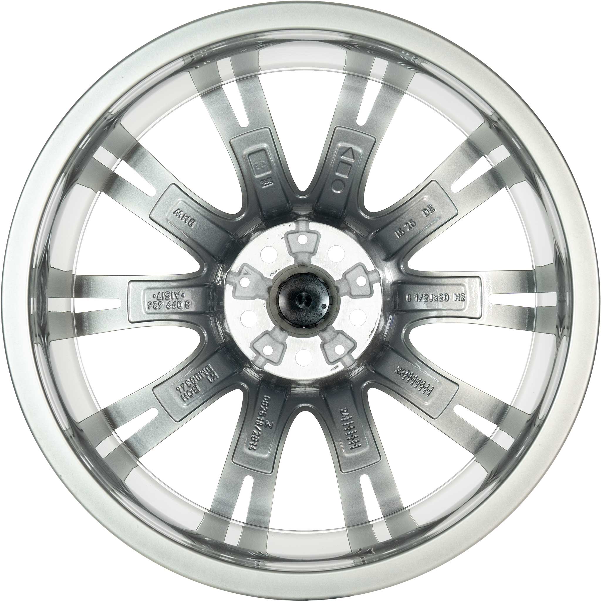 BMW 649i Ferric Grey with Bright Turned Alloy Wheel Product Image #3