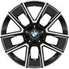 BMW 858M Midnight Grey with Bright Turned and Silver Inserts Wheel Img 1
