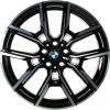 BMW 859M Jet Black with Bright Turned Wheel Img 1