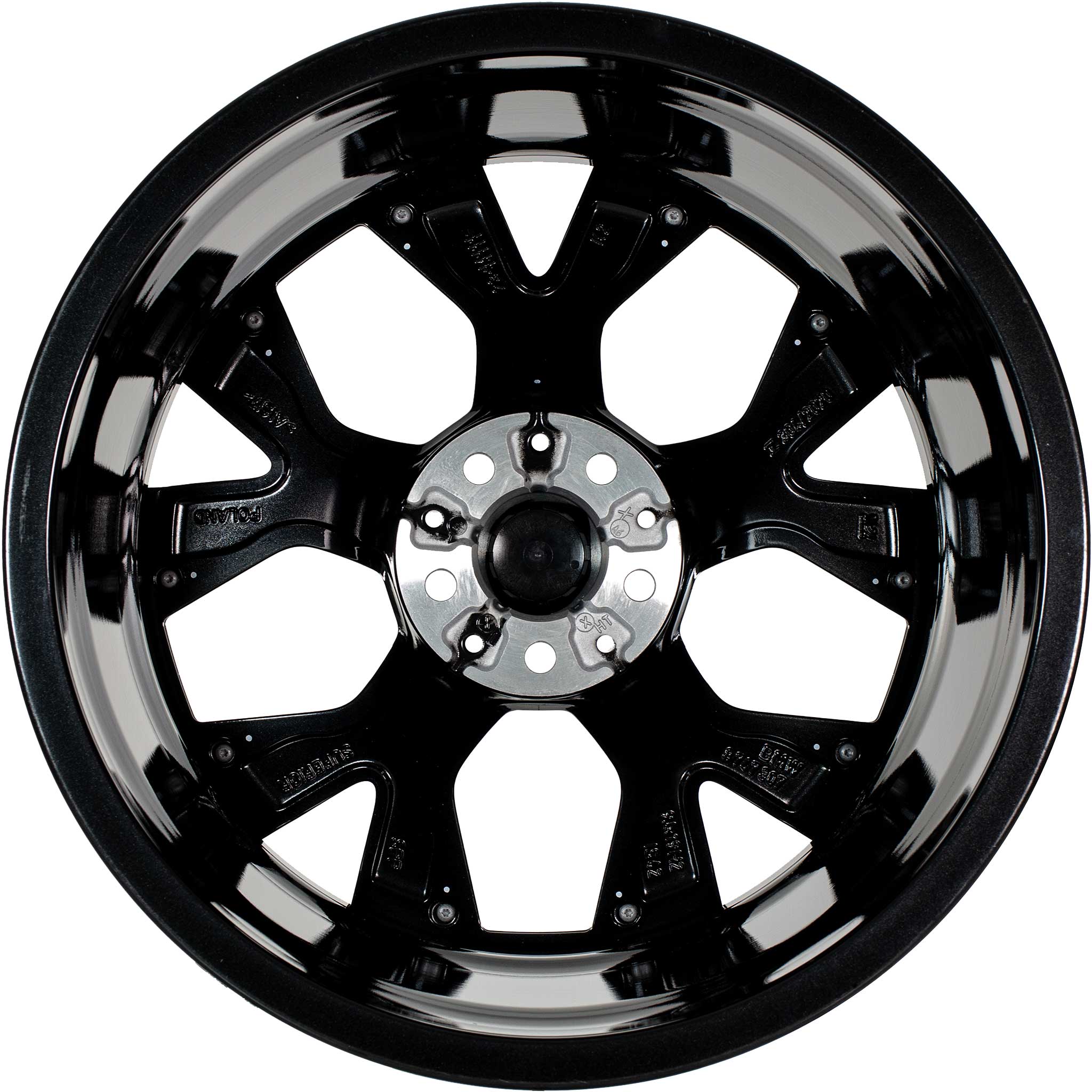 BMW 860M Midnight Grey with Bright Turned and Silver Inserts Alloy Wheel Product Image #3