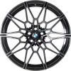 BMW 892M Jet Black with Bright Turned Wheel Img 1