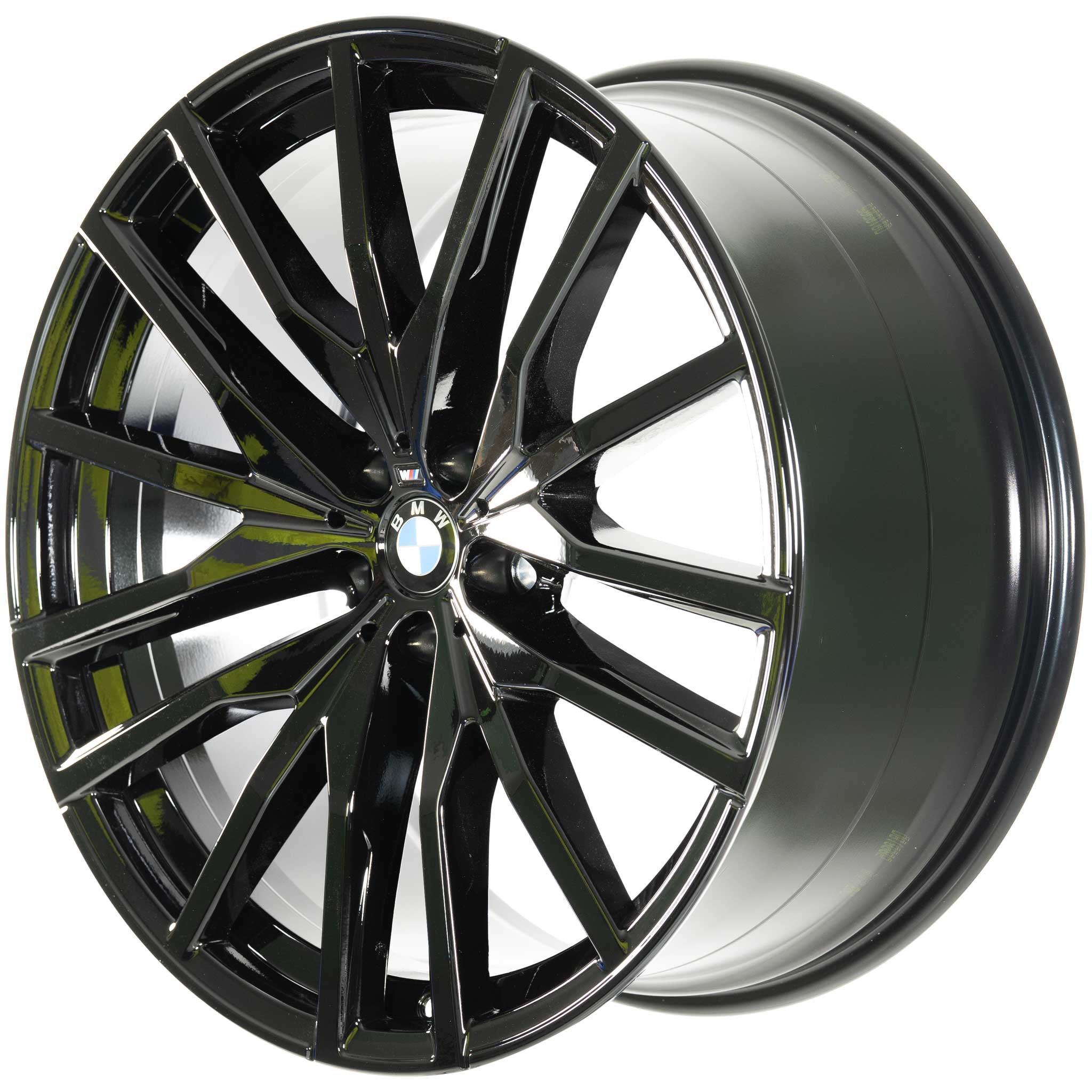 BMW 742M Jet Black Alloy Wheel Product Image #2