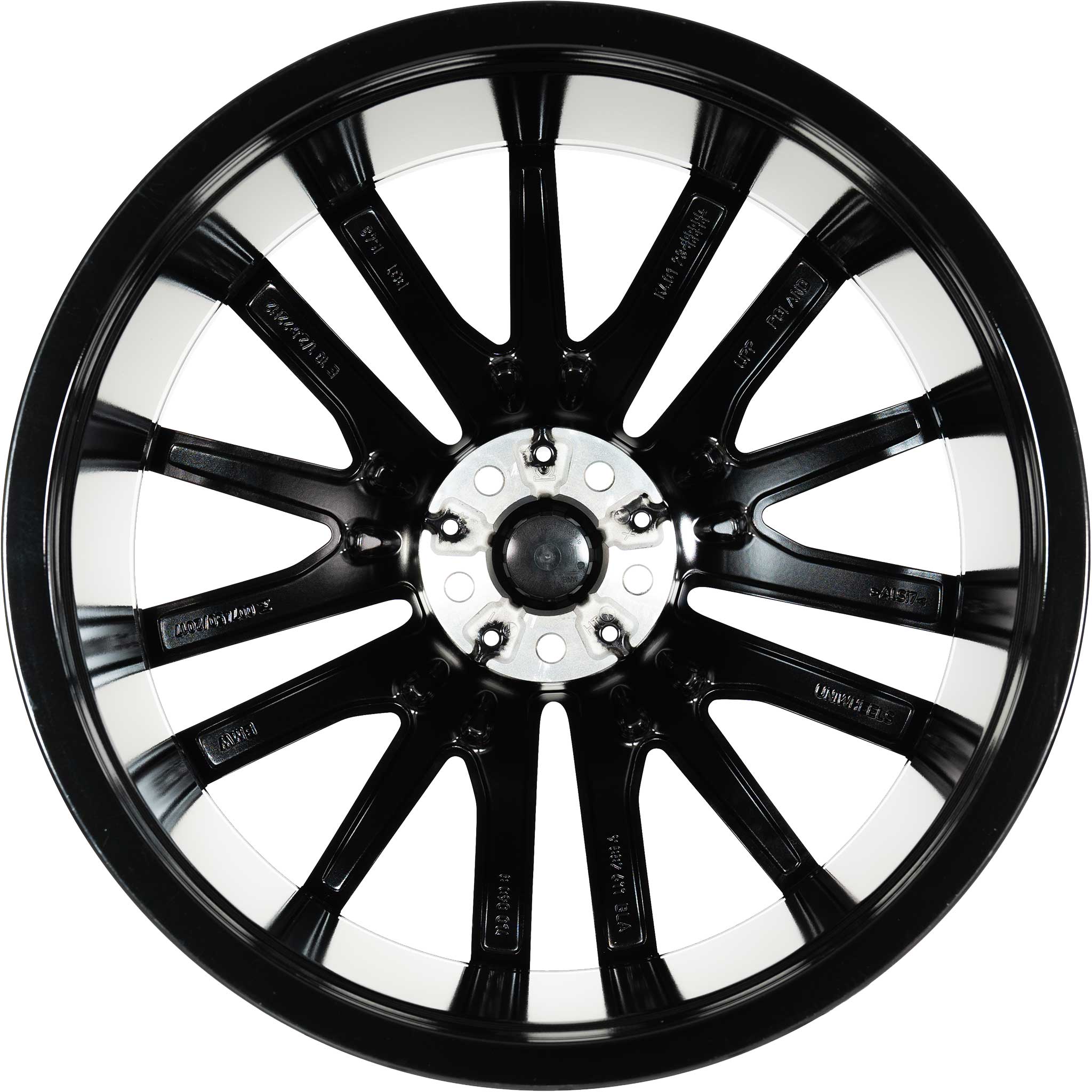 BMW 742M Jet Black Alloy Wheel Product Image #3