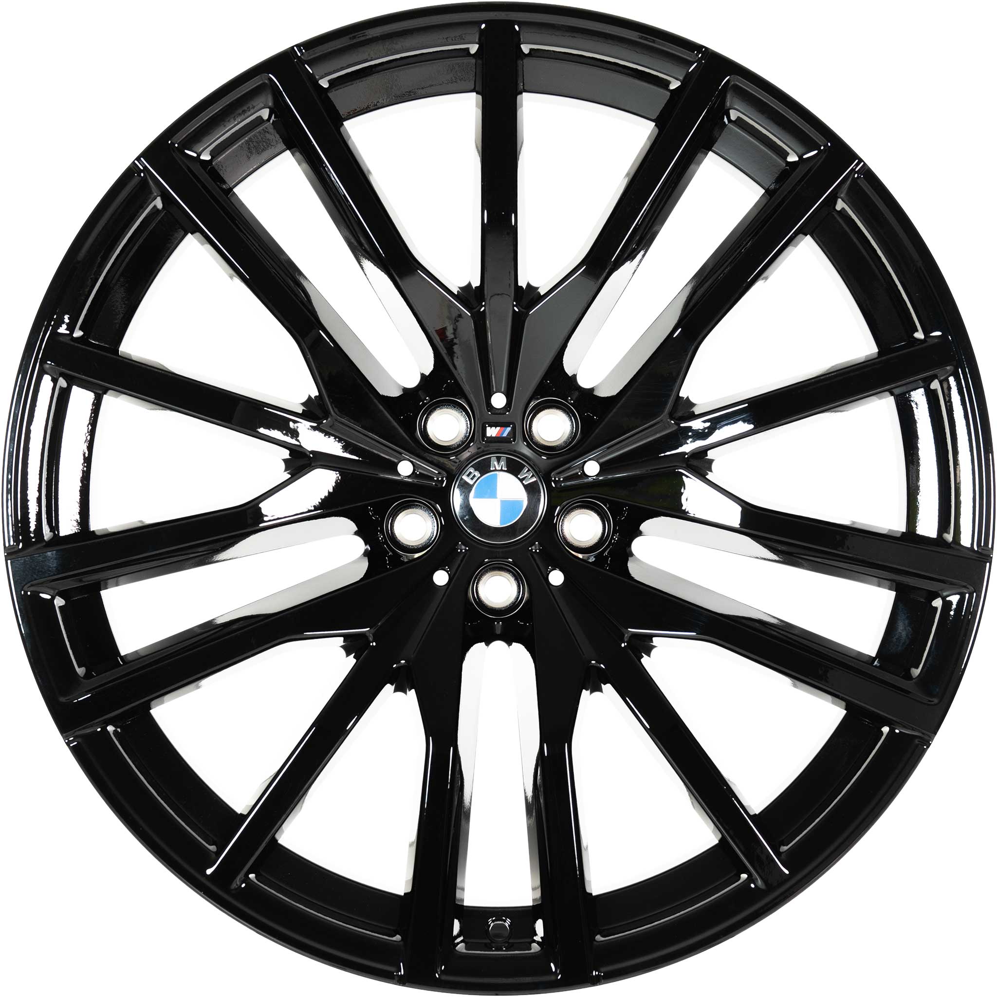 BMW 742M Jet Black Alloy Wheel Product Image #1