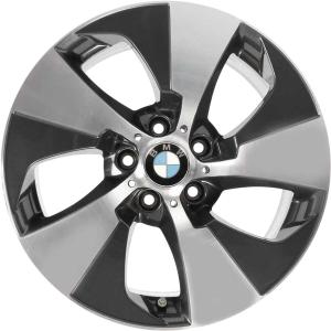 18" BMW 419 Orbit Grey with Bright Turned RIGHT alloy wheel