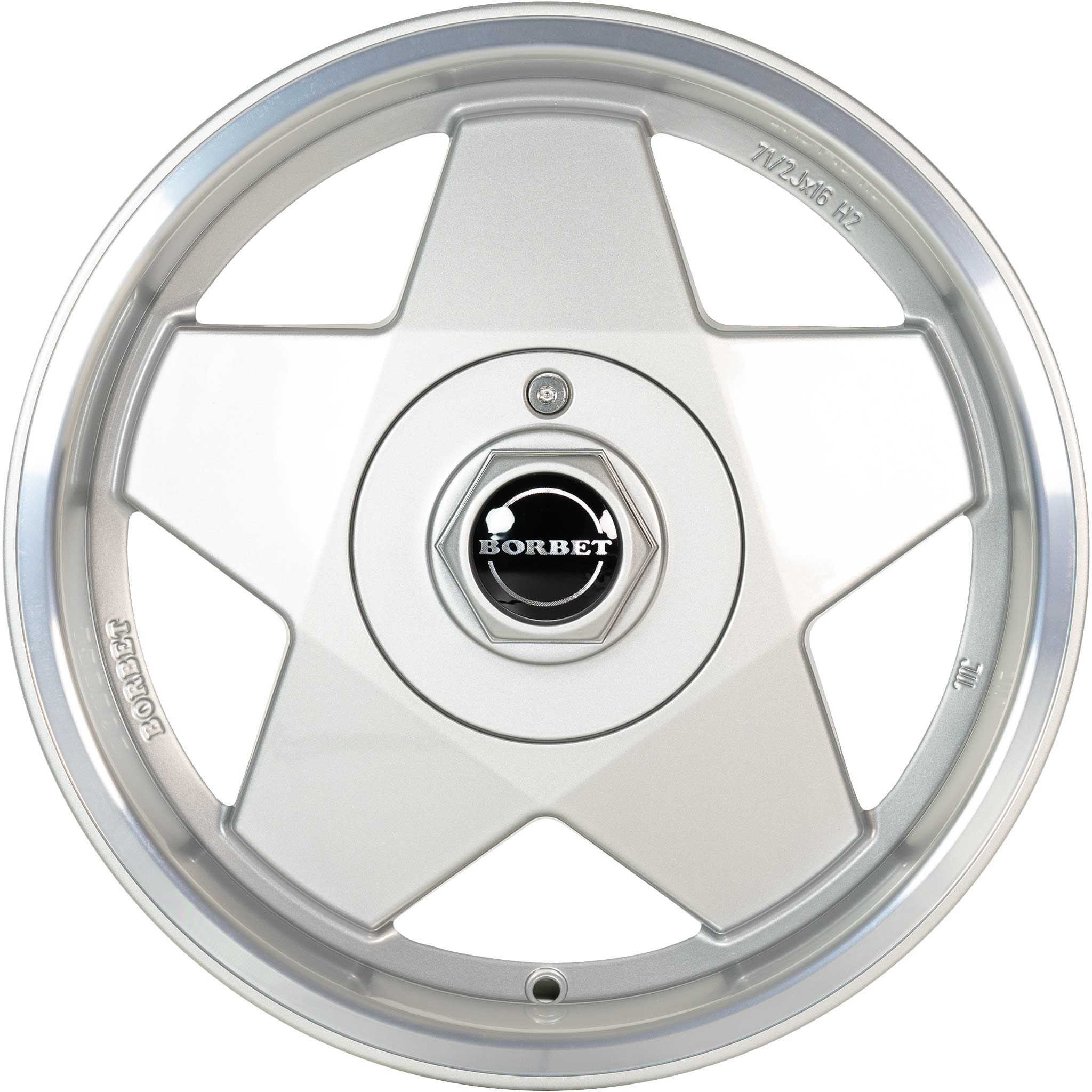 Borbet A Silver Polished Alloy Wheel Product Image #2