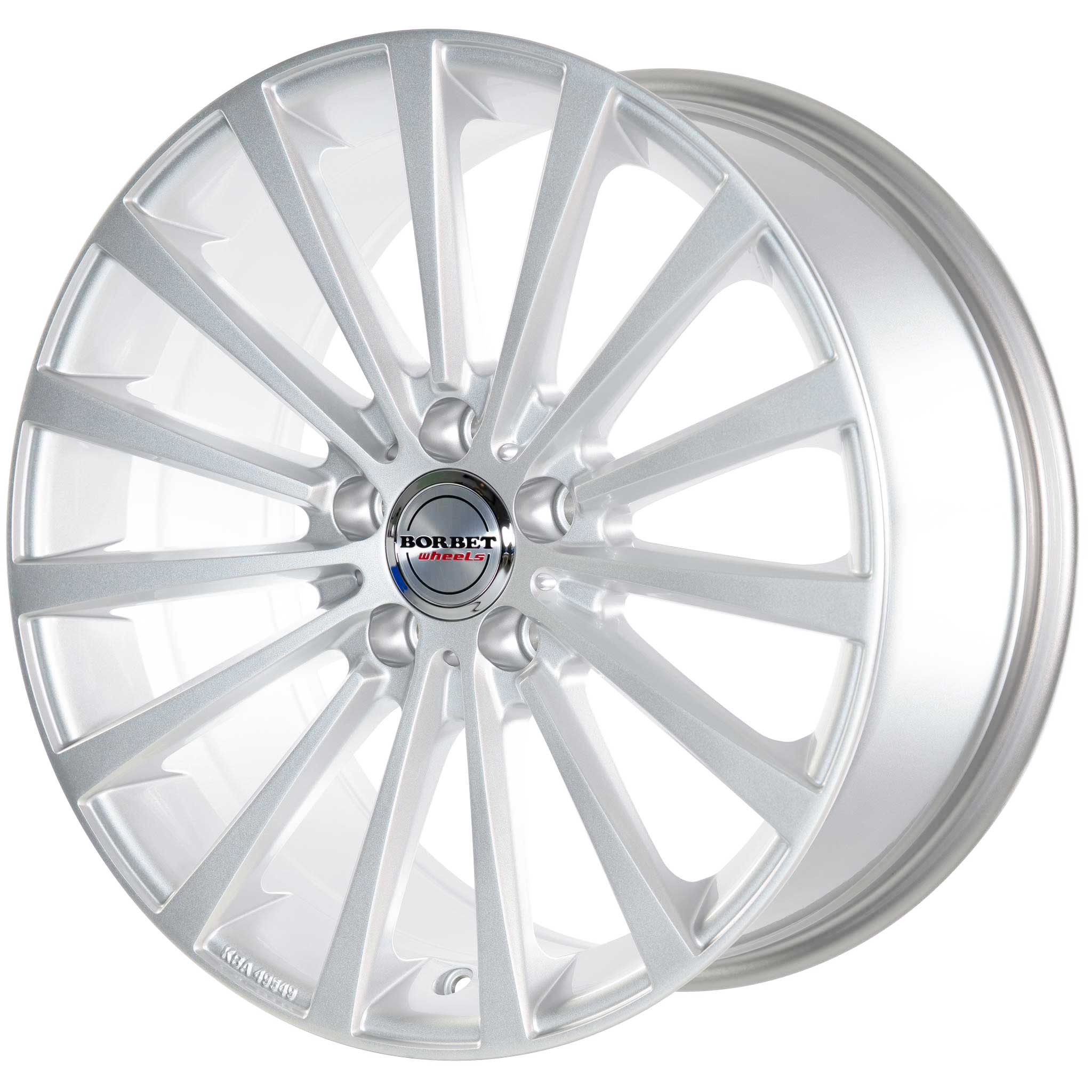 Borbet BLX Brilliant Silver Alloy Wheel Product Image #2