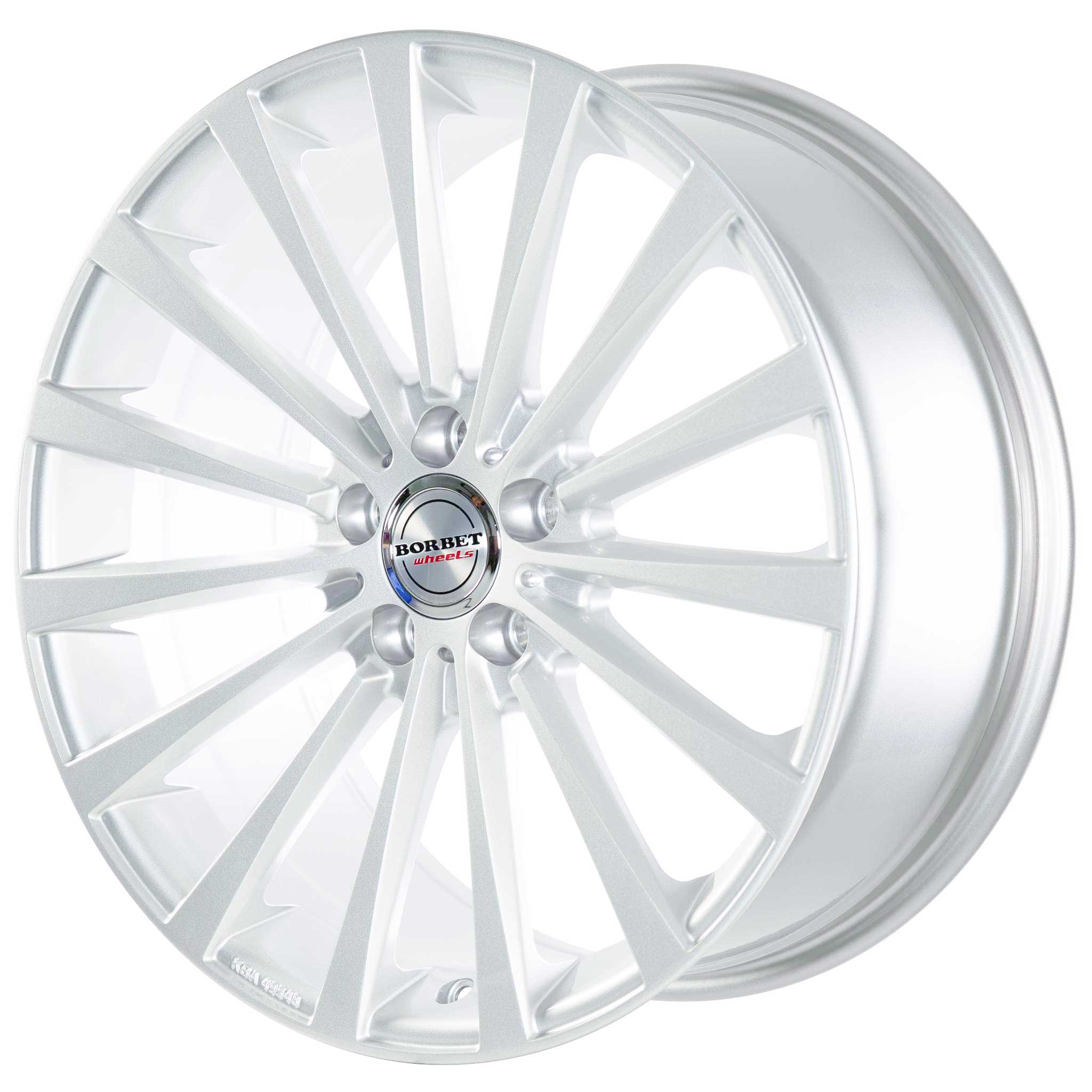 Borbet BLX Brilliant Silver Alloy Wheel Product Image #2