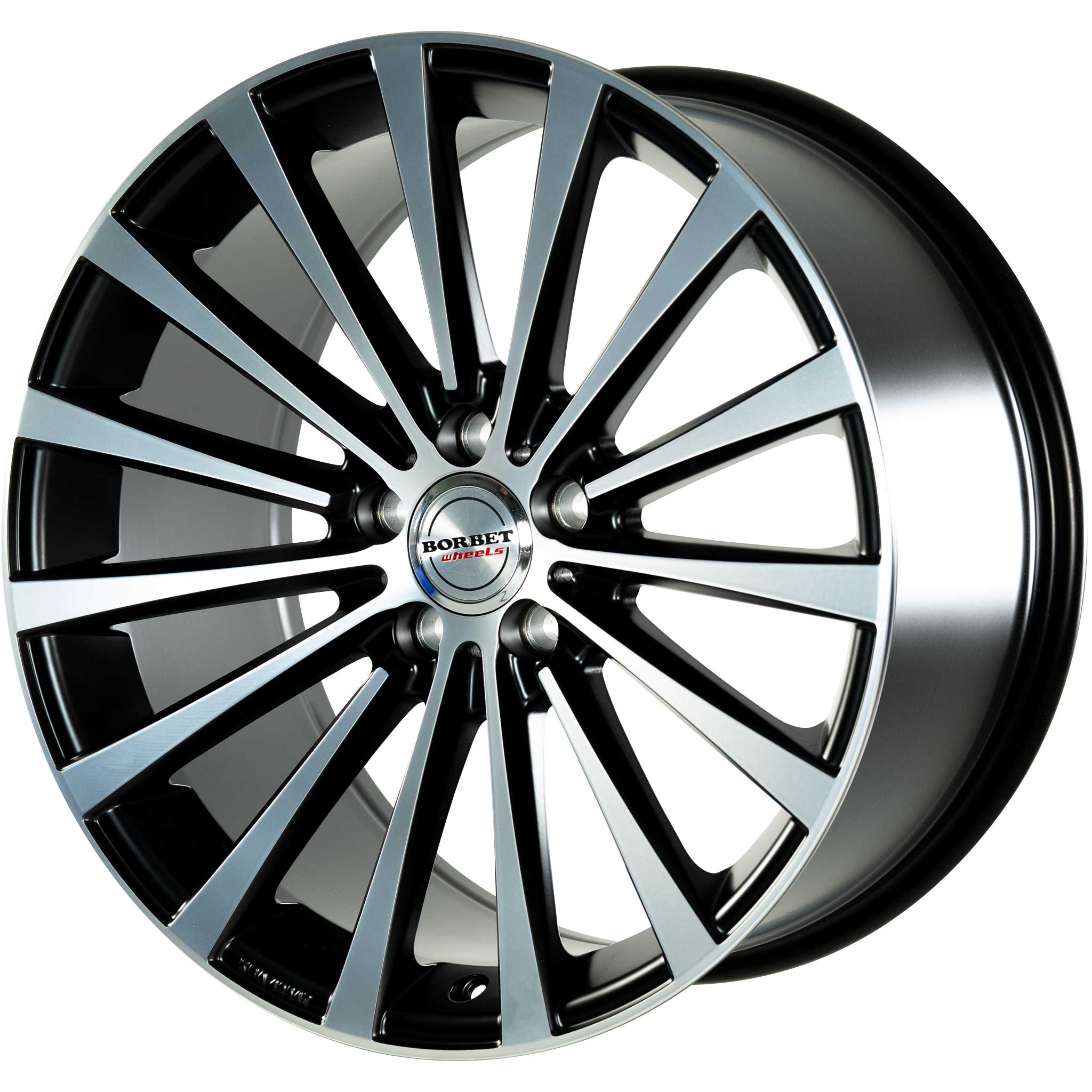 Borbet BLX Matt Black Polished Alloy Wheel Product Image #2