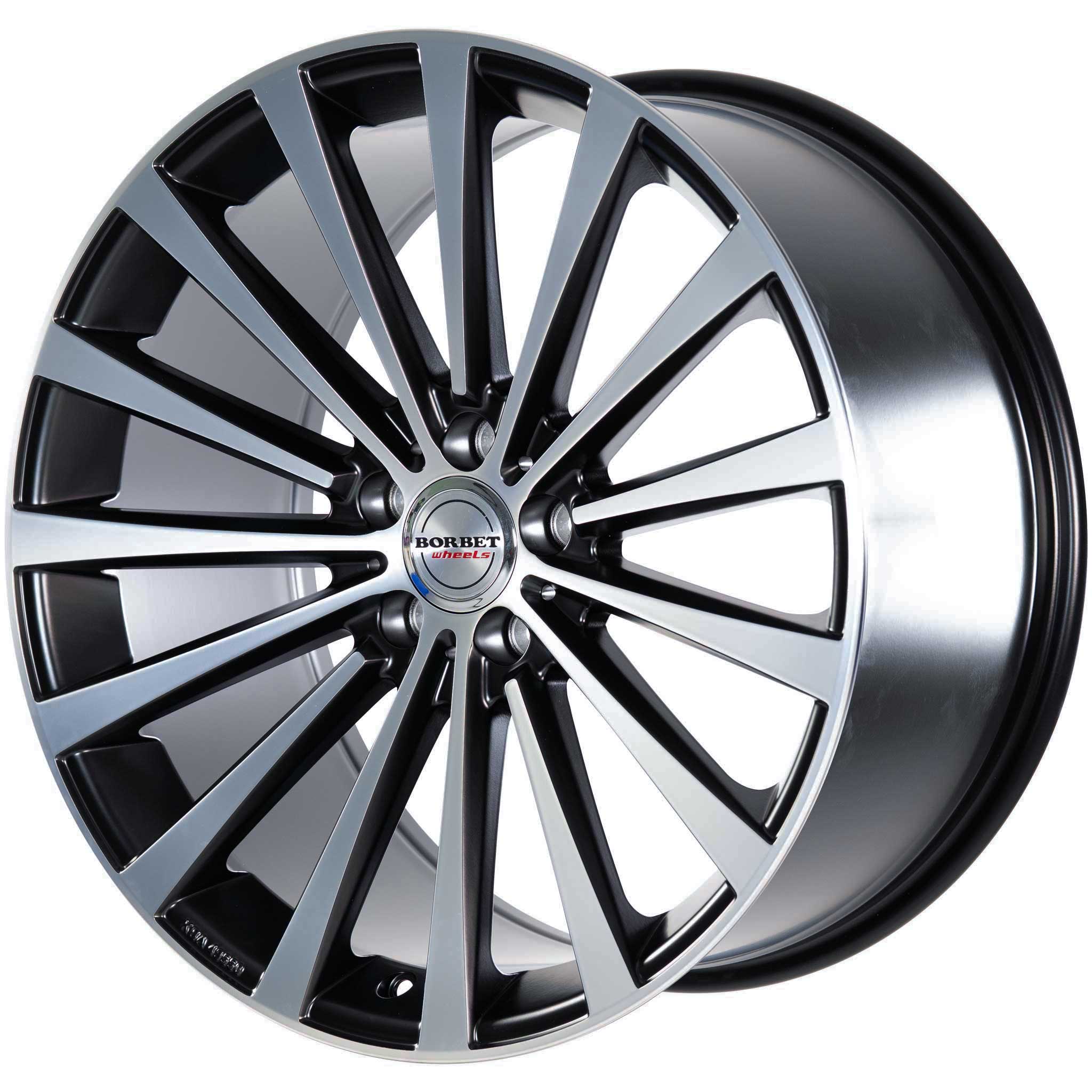 Borbet BLX Matt Black Polished Alloy Wheel Product Image #2