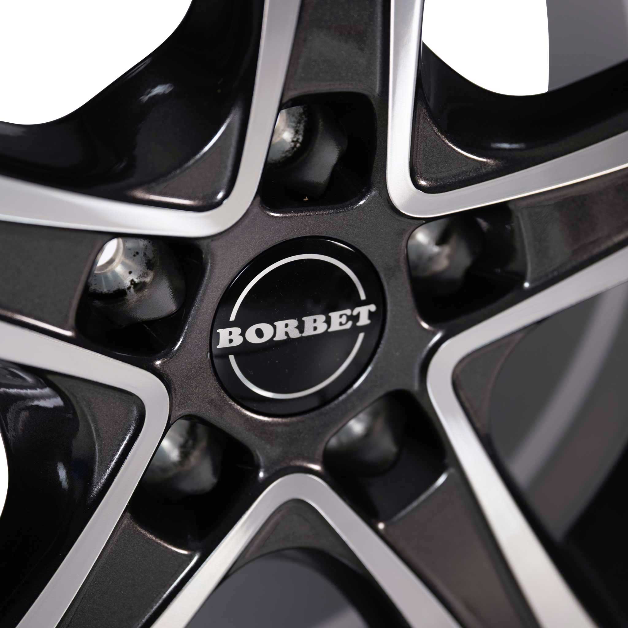 Borbet CWD Mistral Anthracite Glossy Polished Alloy Wheel Product Image #6