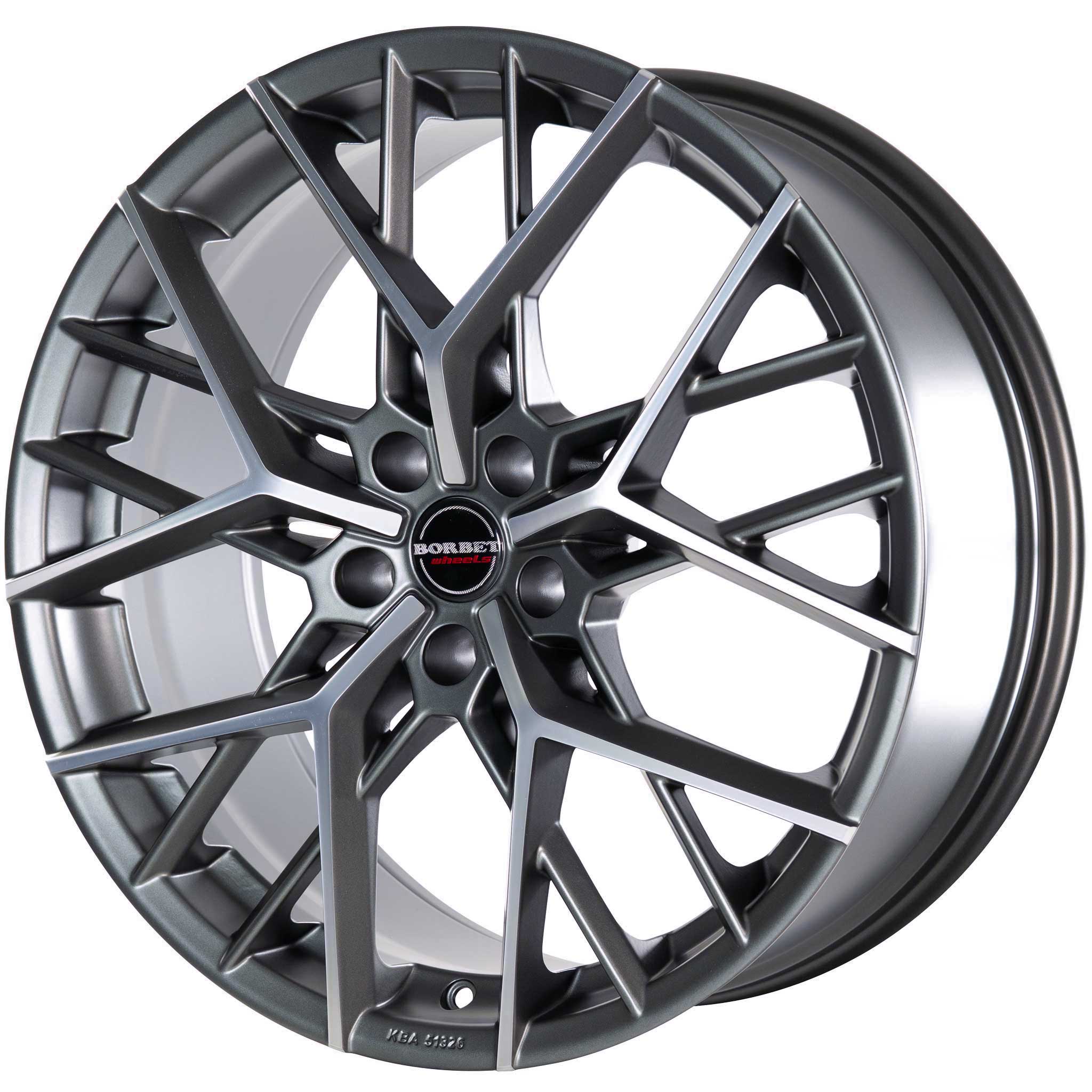 Borbet BY Titan Polished Matt Alloy Wheel Product Image #4
