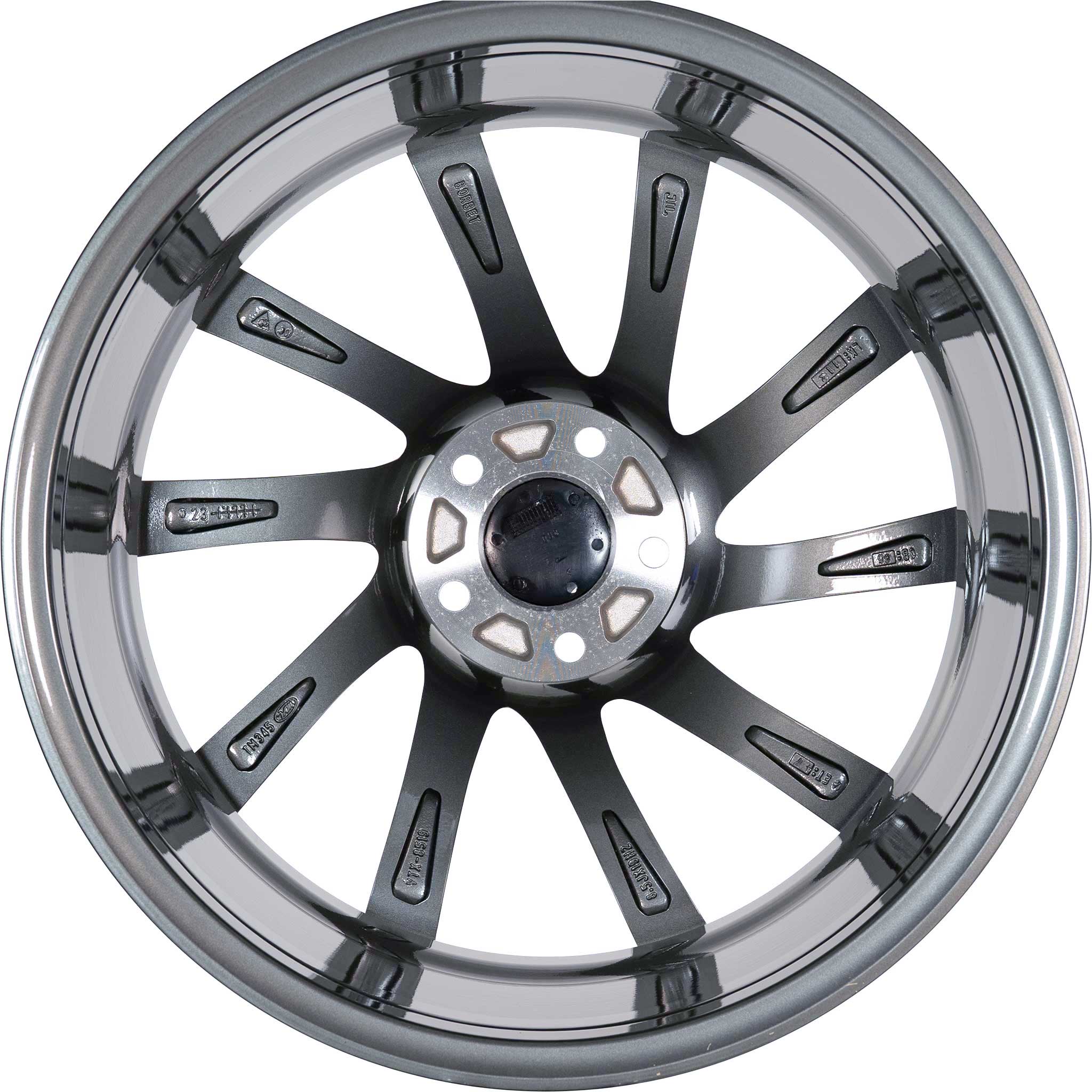 Borbet VTX Graphite Polished Alloy Wheel Product Image #3