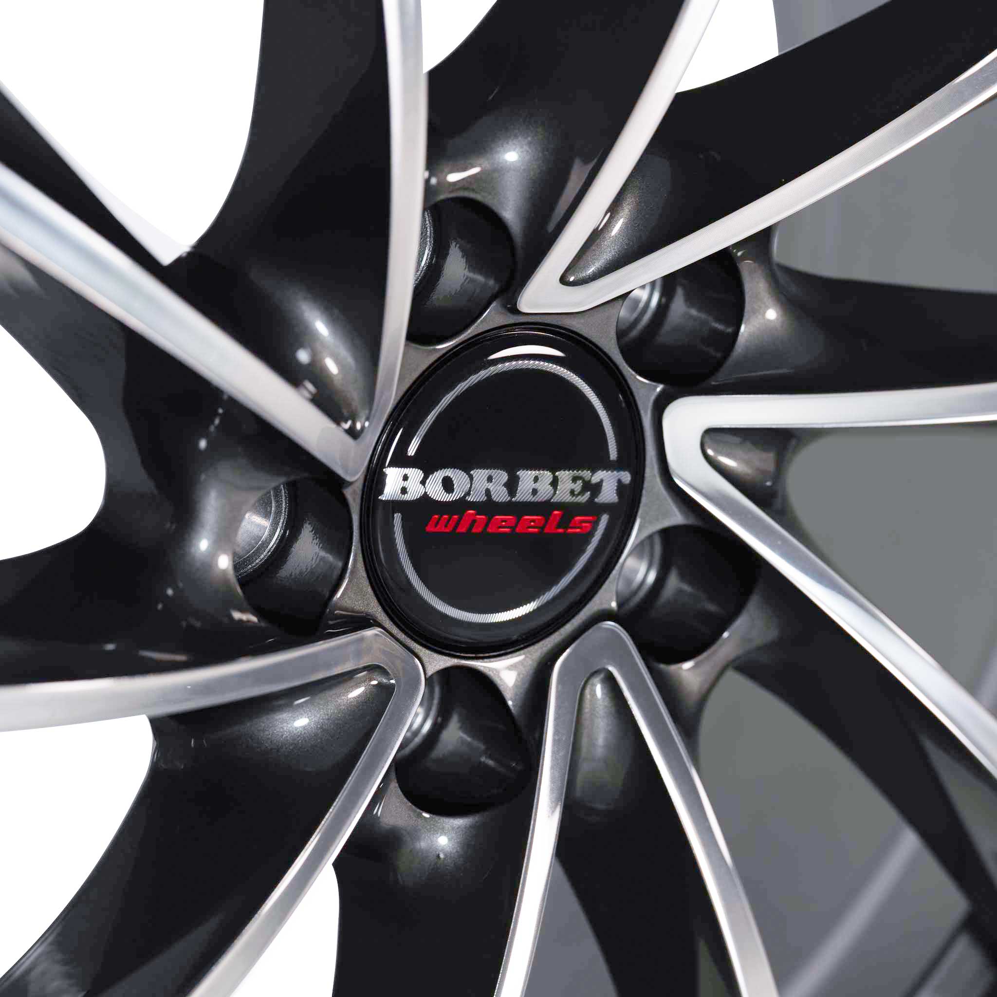 Borbet VTX Graphite Polished Alloy Wheel Product Image #4