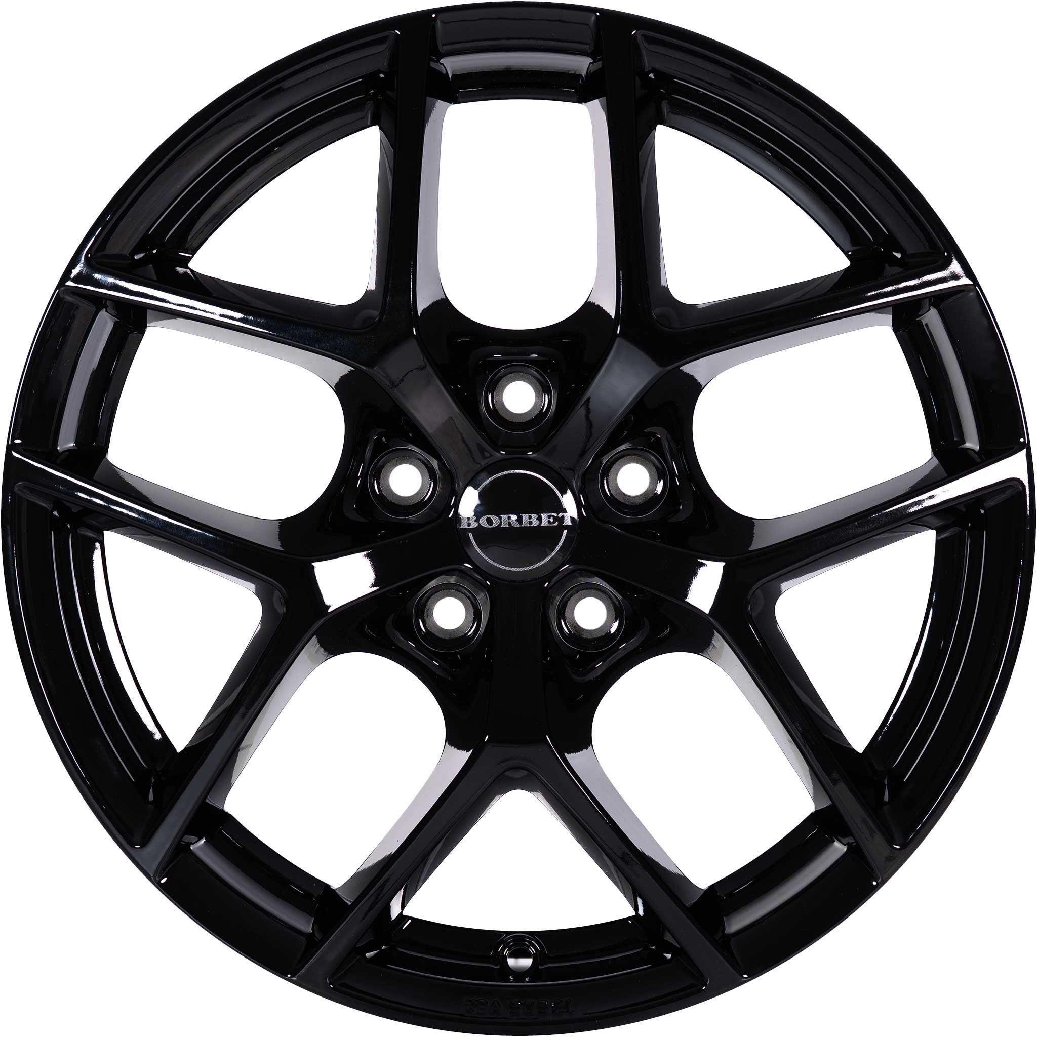 Borbet Y Glossy Black Alloy Wheel Product Image #3