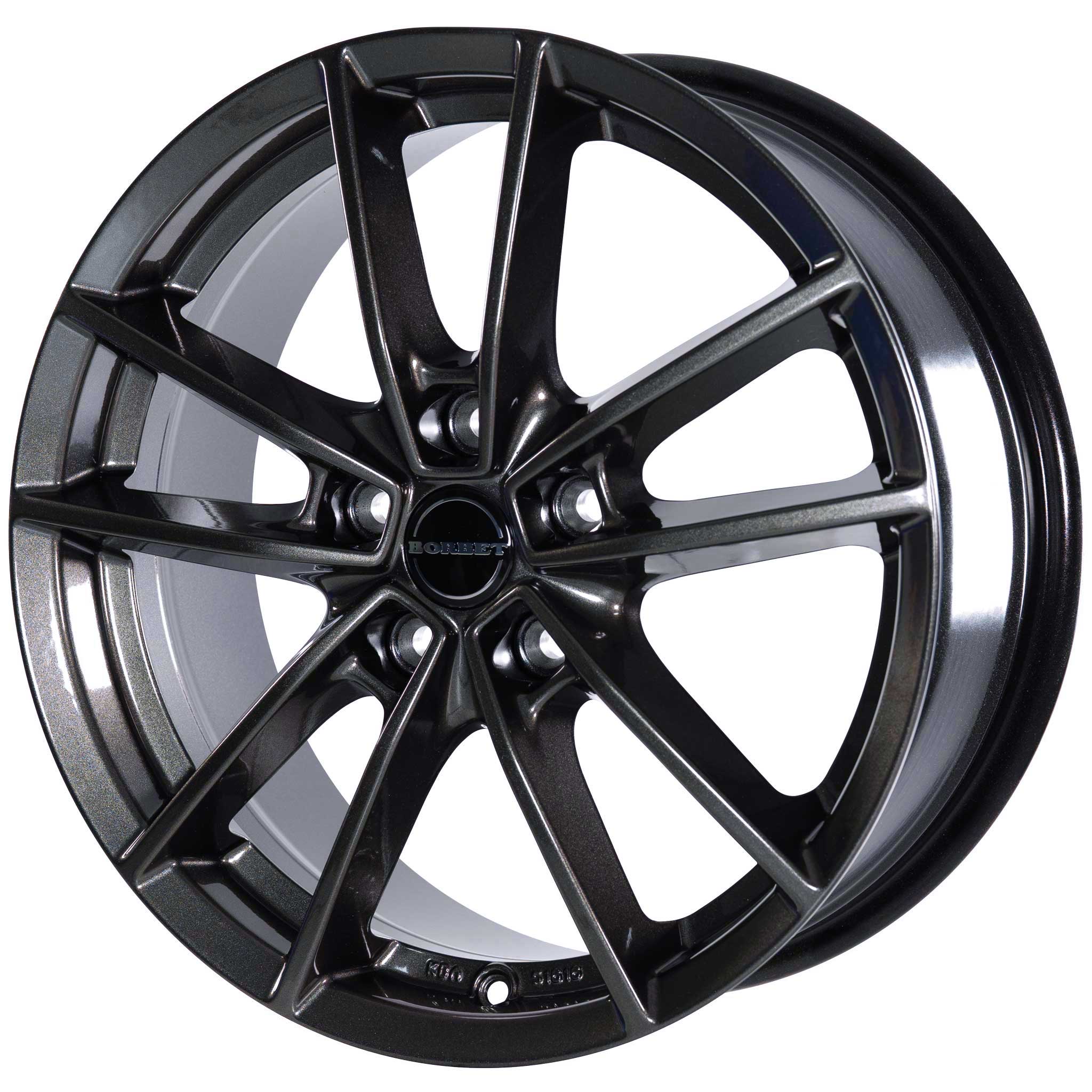 Borbet W Mistral Anthracite Glossy Alloy Wheel Product Image #4