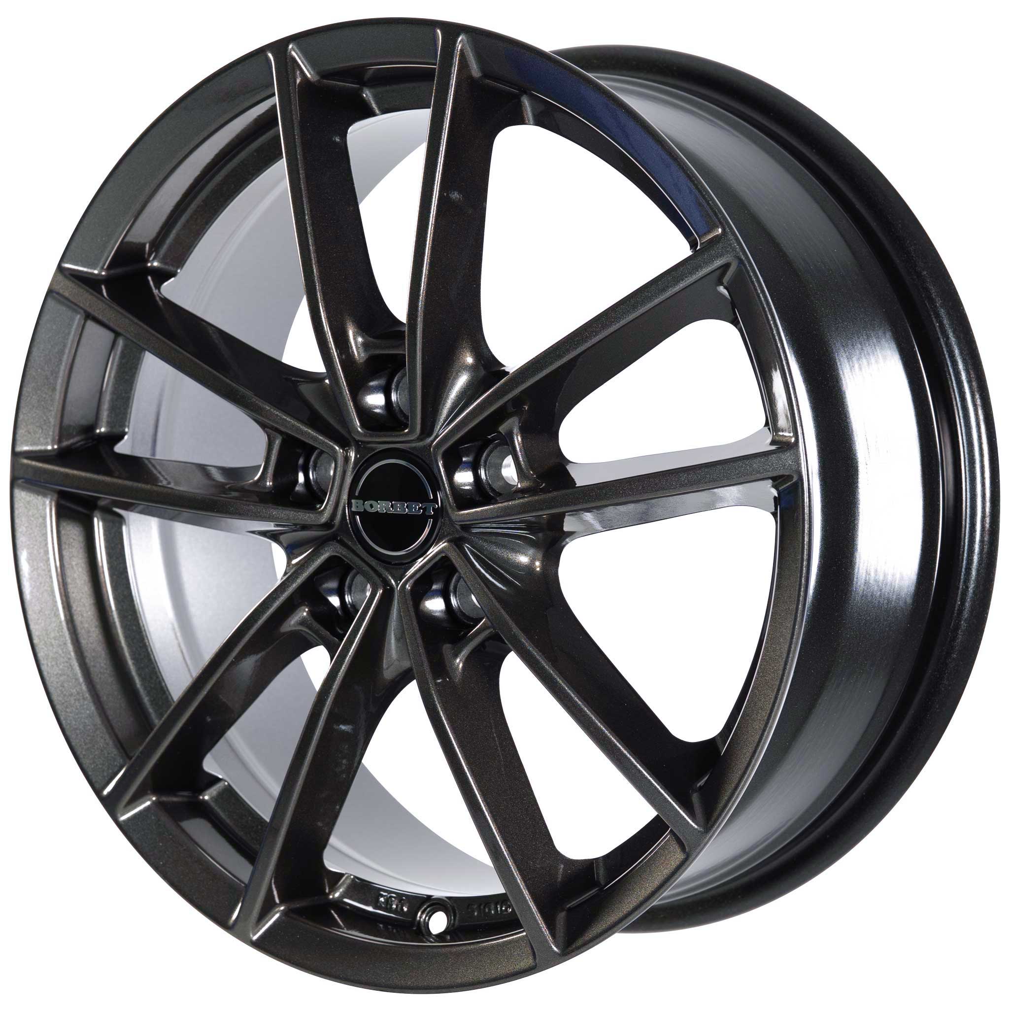 Borbet W Mistral Anthracite Glossy Alloy Wheel Product Image #4