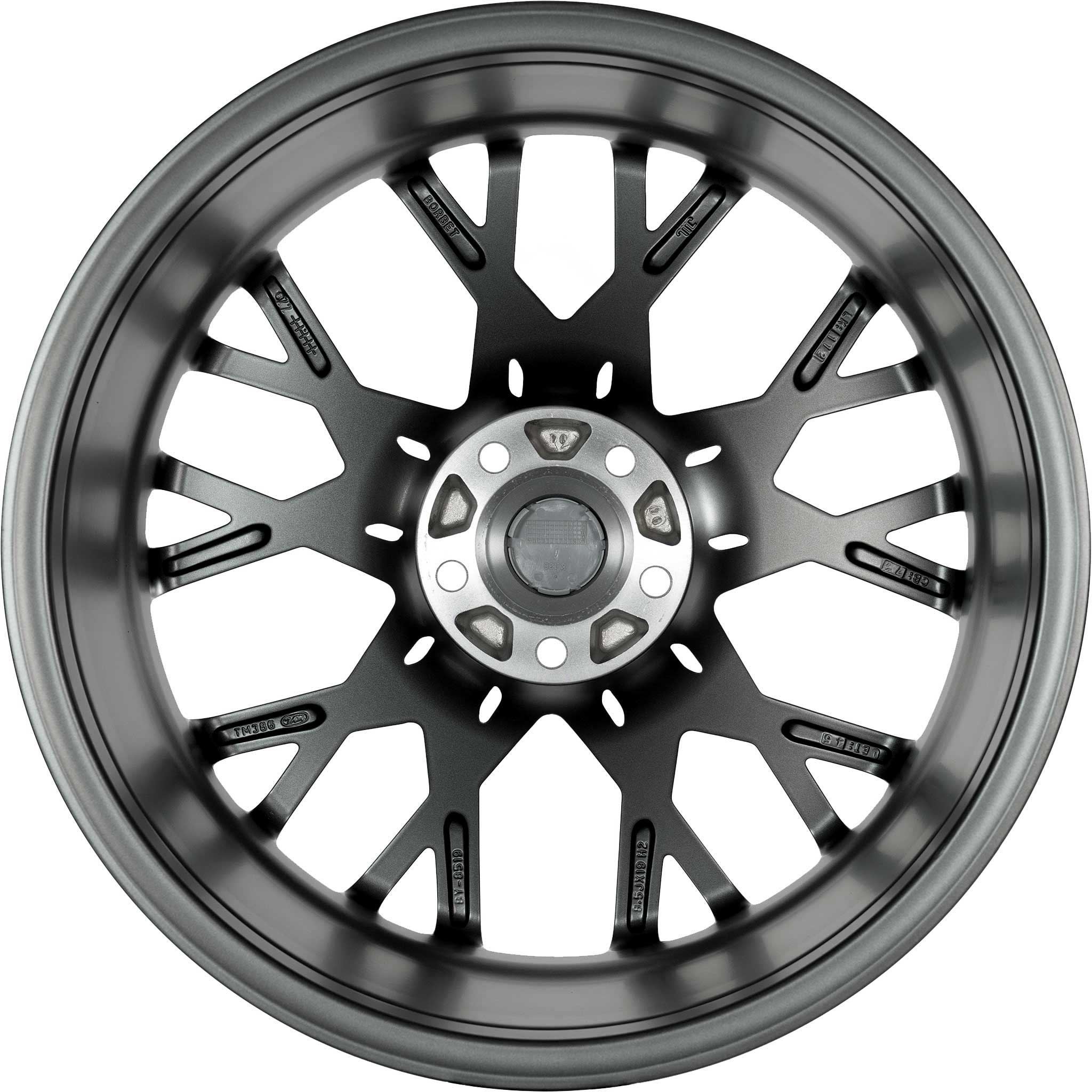 Borbet BY Titan Polished Matt Alloy Wheel Product Image #5
