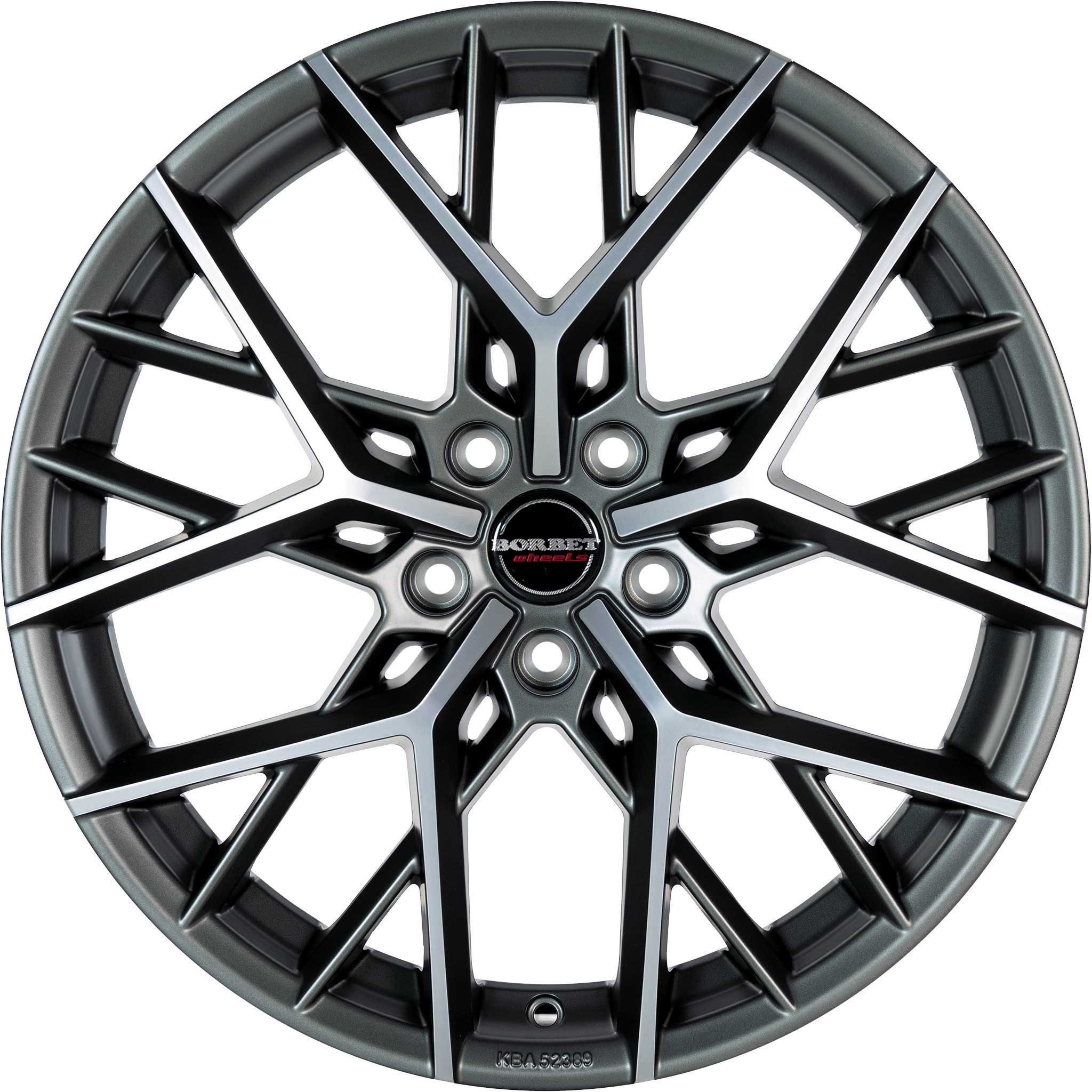 Borbet BY Titan Polished Matt Alloy Wheel Product Image #3
