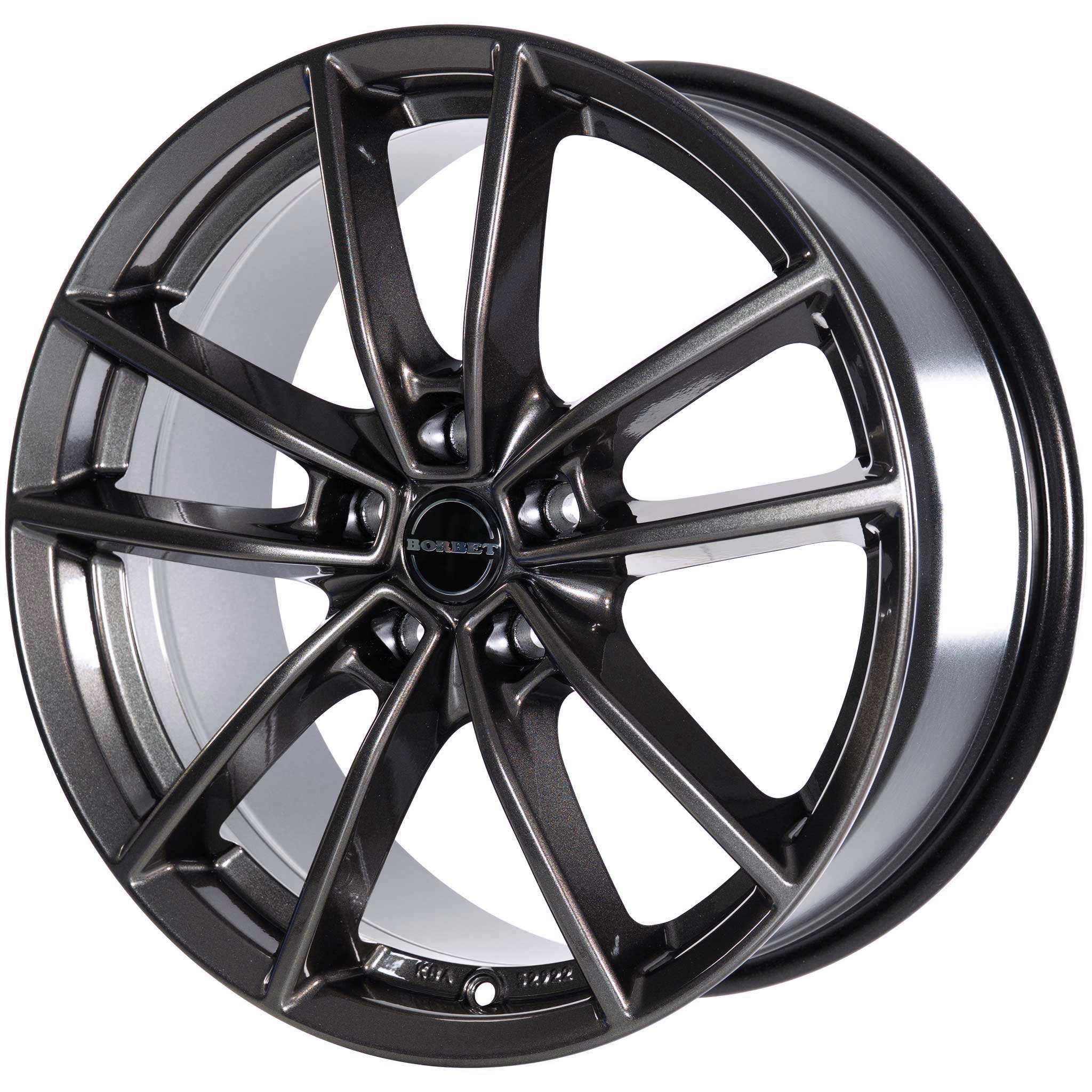 Borbet W Mistral Anthracite Glossy Alloy Wheel Product Image #4