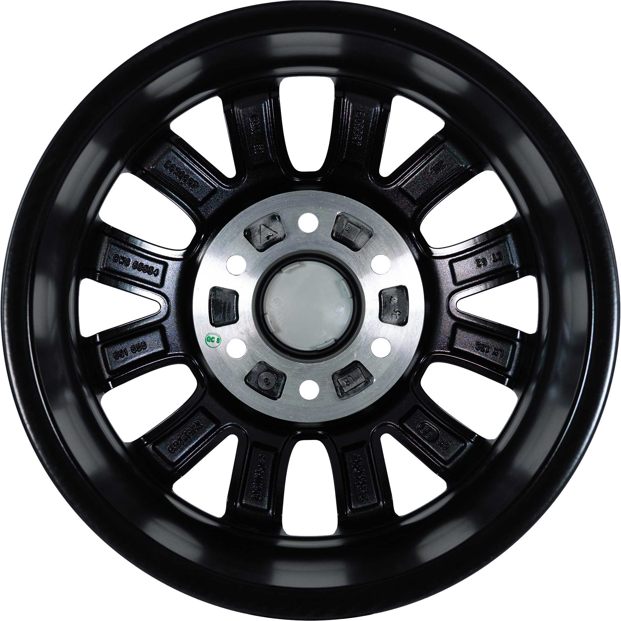Borbet CW6 Matt Black Polished Alloy Wheel Product Image #5