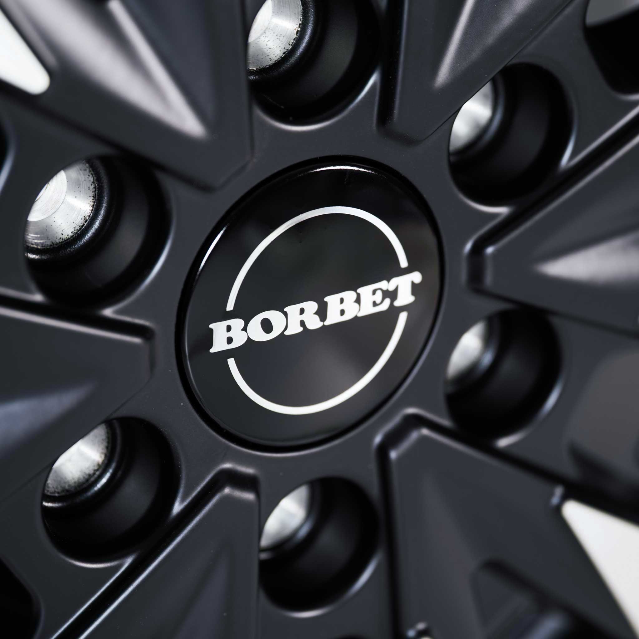 Borbet CW6 Matt Black Polished Alloy Wheel Product Image #6