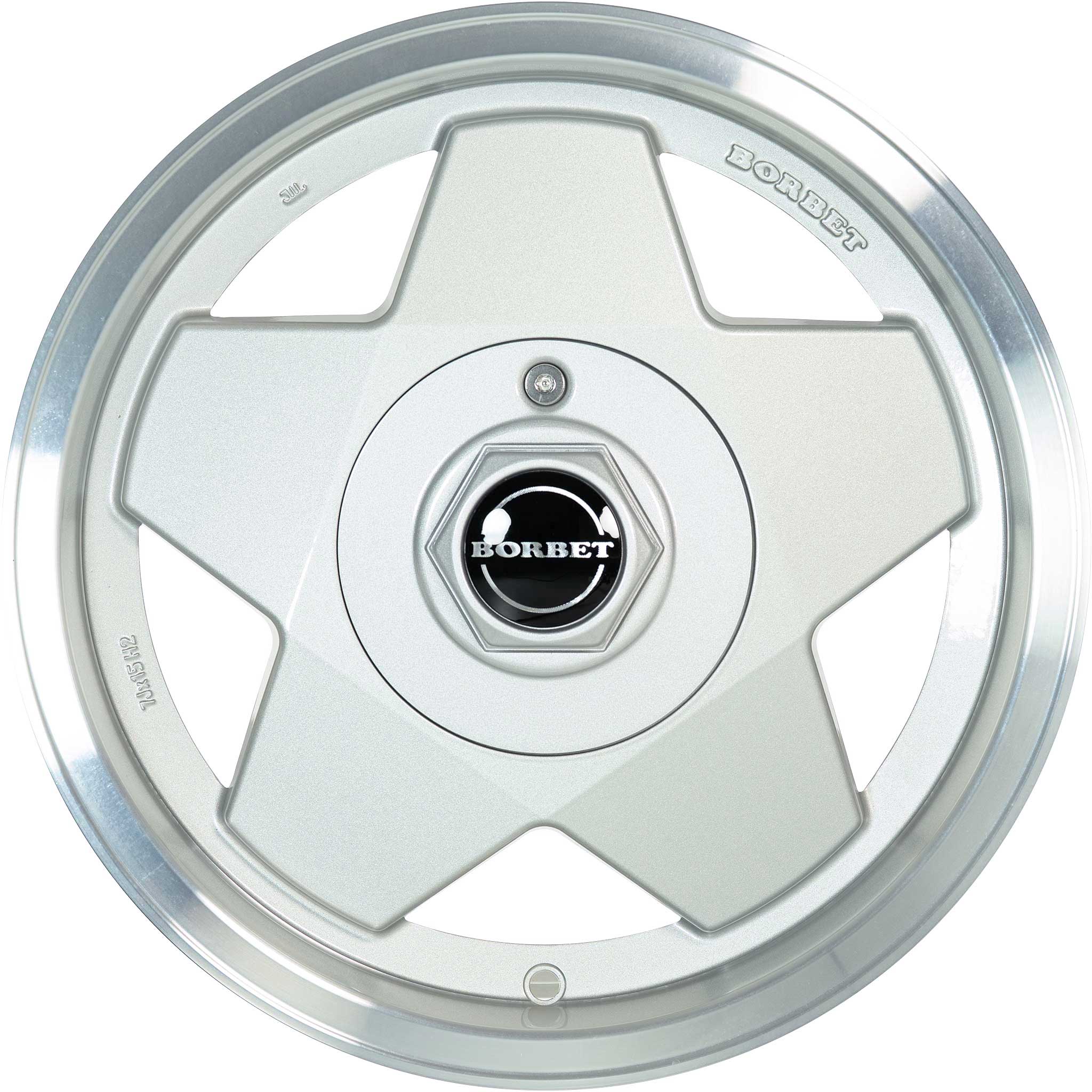 Borbet A Silver Polished Alloy Wheel Product Image #1
