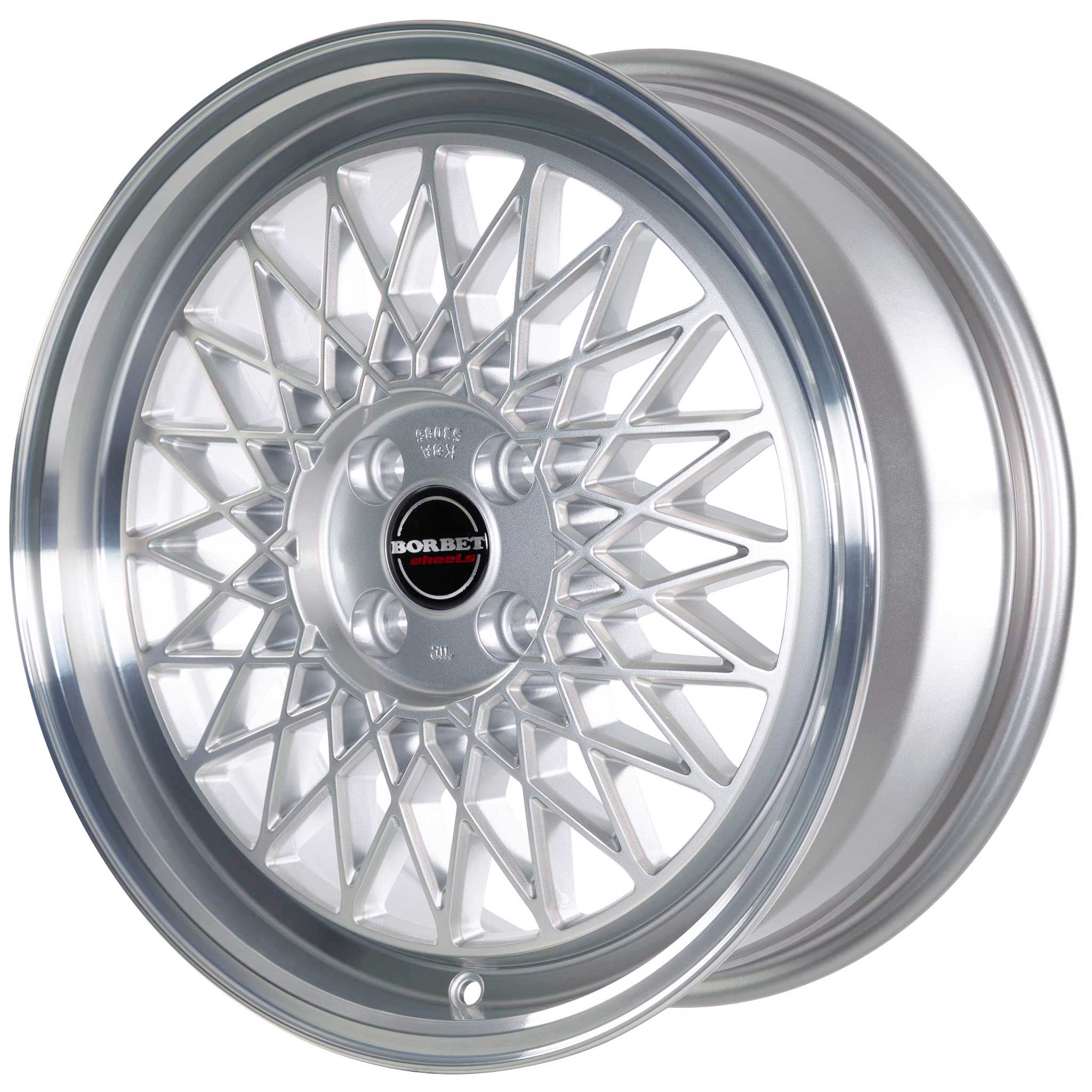 Borbet B Silver Rim Polished Alloy Wheel Product Image #4