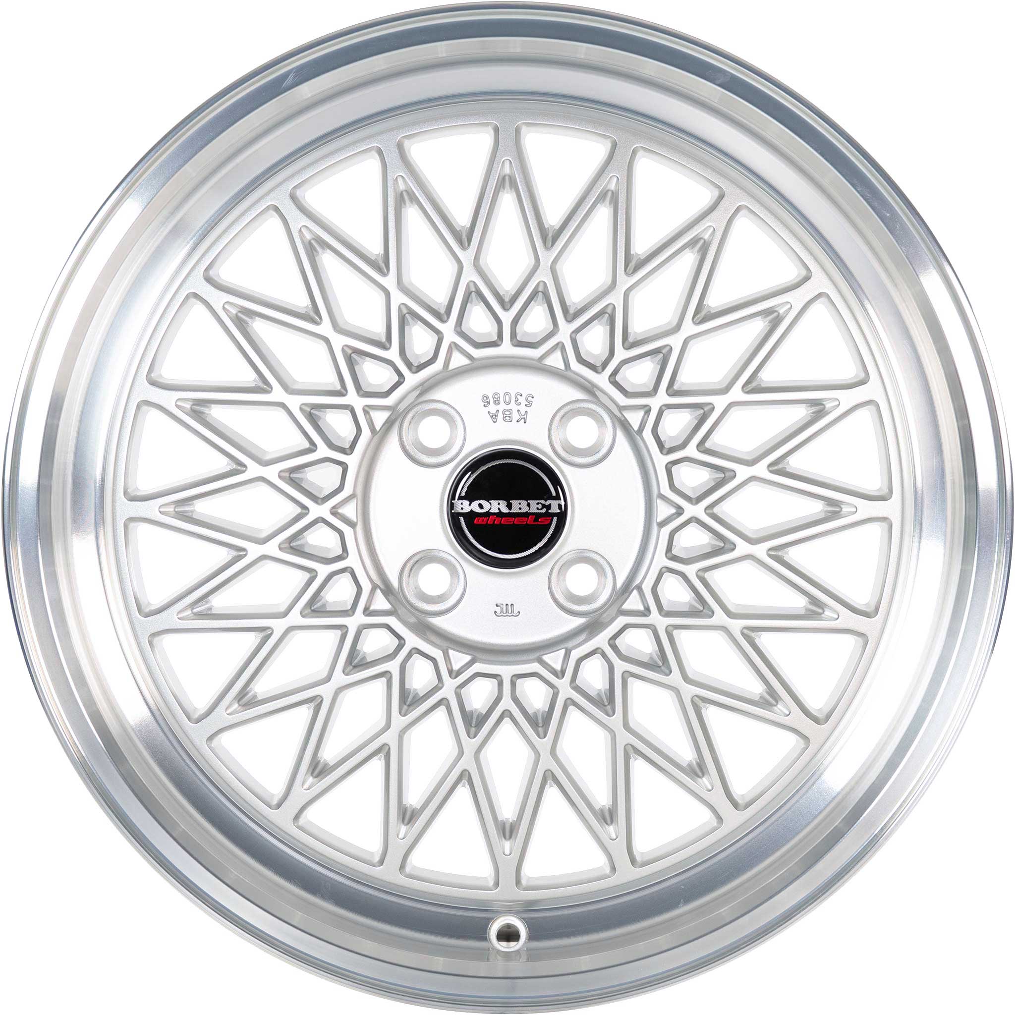 Borbet B Silver Rim Polished Alloy Wheel Product Image #3