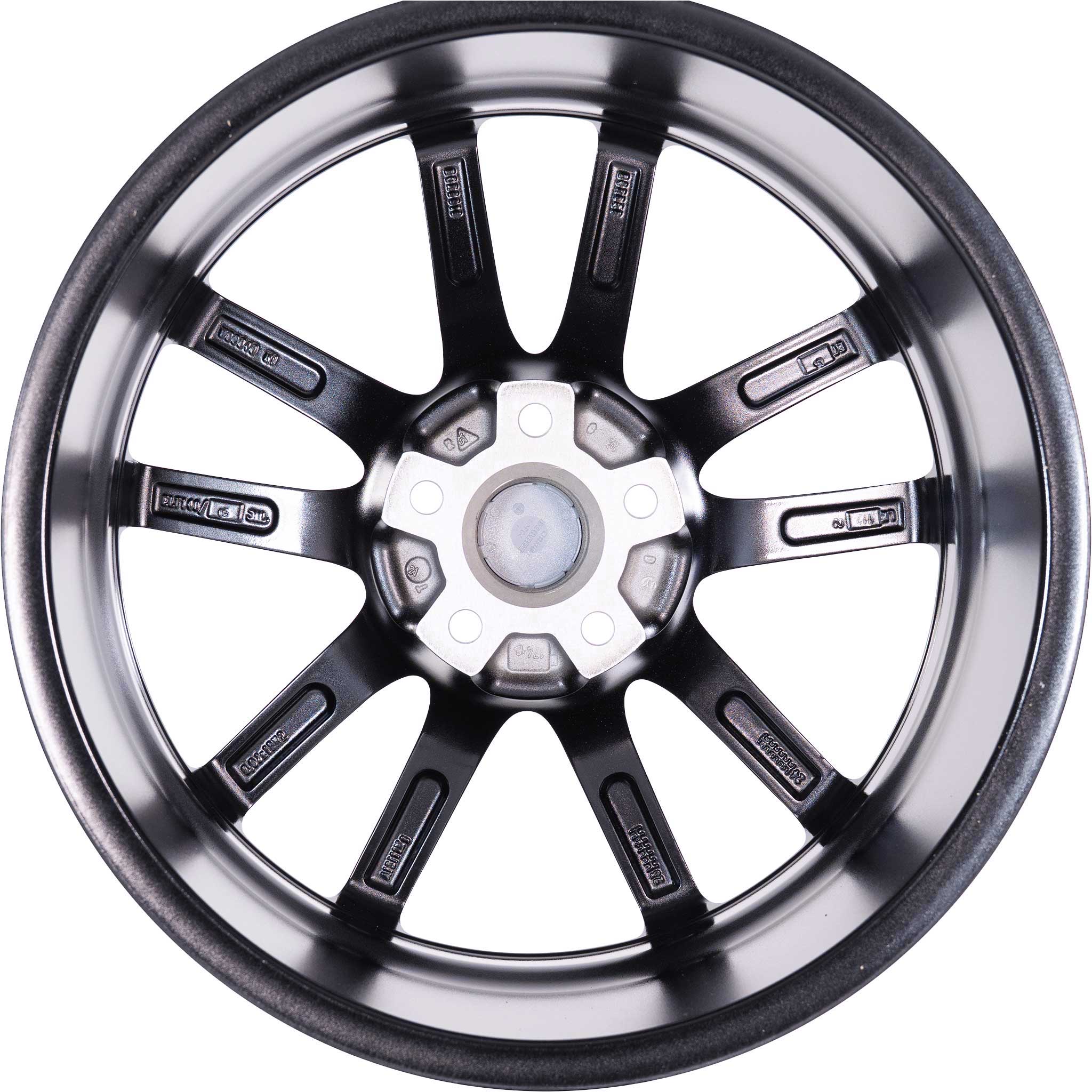 Borbet W Black Glossy Polished Alloy Wheel Product Image #5