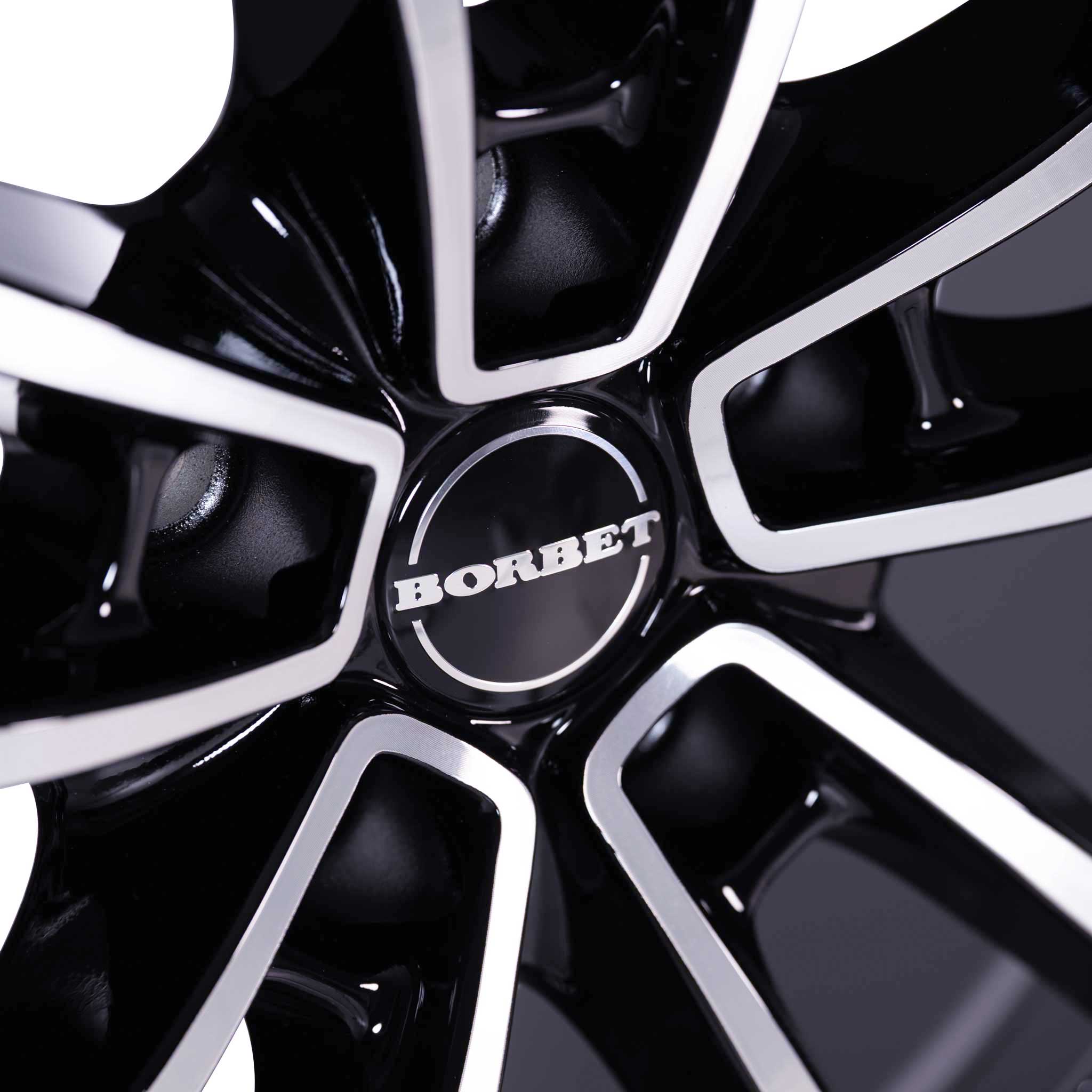Borbet W Black Glossy Polished Alloy Wheel Product Image #6