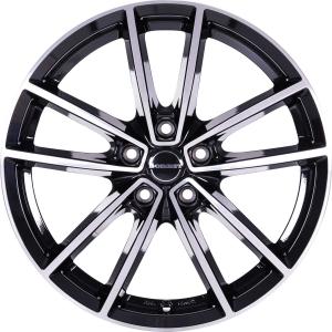 Borbet W Black Glossy Polished Alloy Wheel for VW Passat 3C (B8) - Sizes 19in, 20in