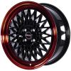 Borbet B Black Rim Red Wheel Img 3