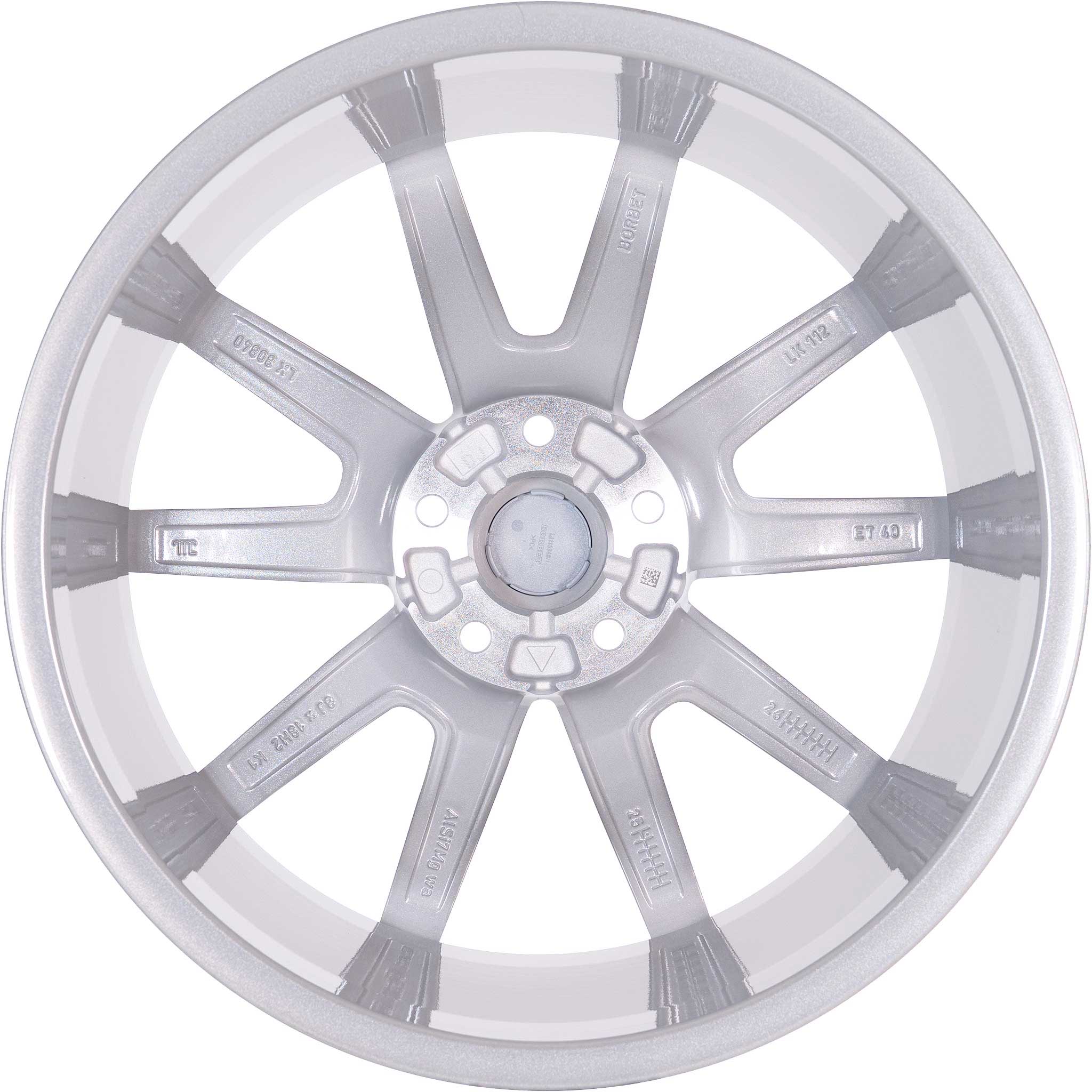 Borbet LX18 Grey Glossy Alloy Wheel Product Image #3