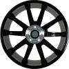 Borbet LX18 Black Glossy Rim Red Wheel Img 3
