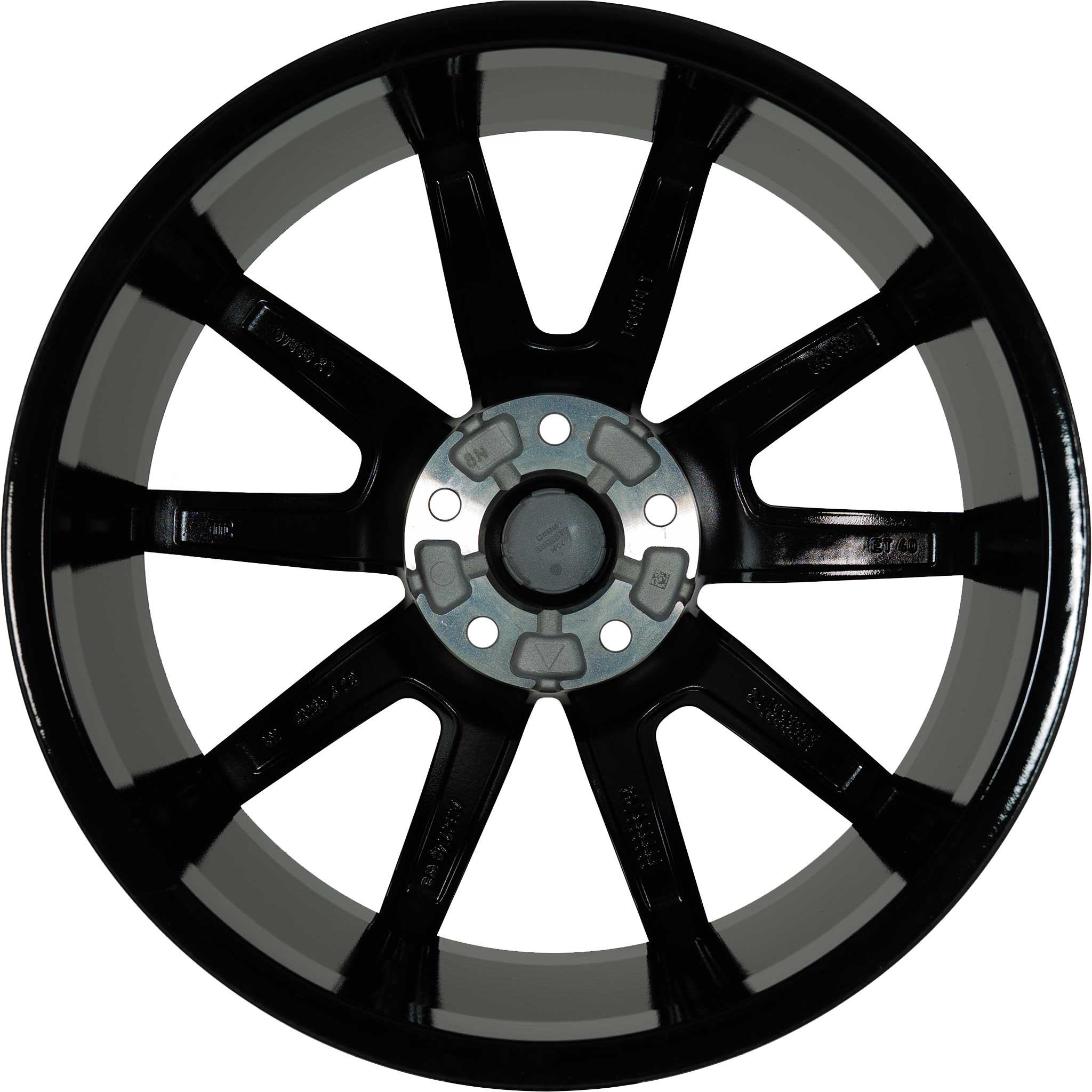Borbet LX18 Black Glossy Rim Red Alloy Wheel Product Image #3