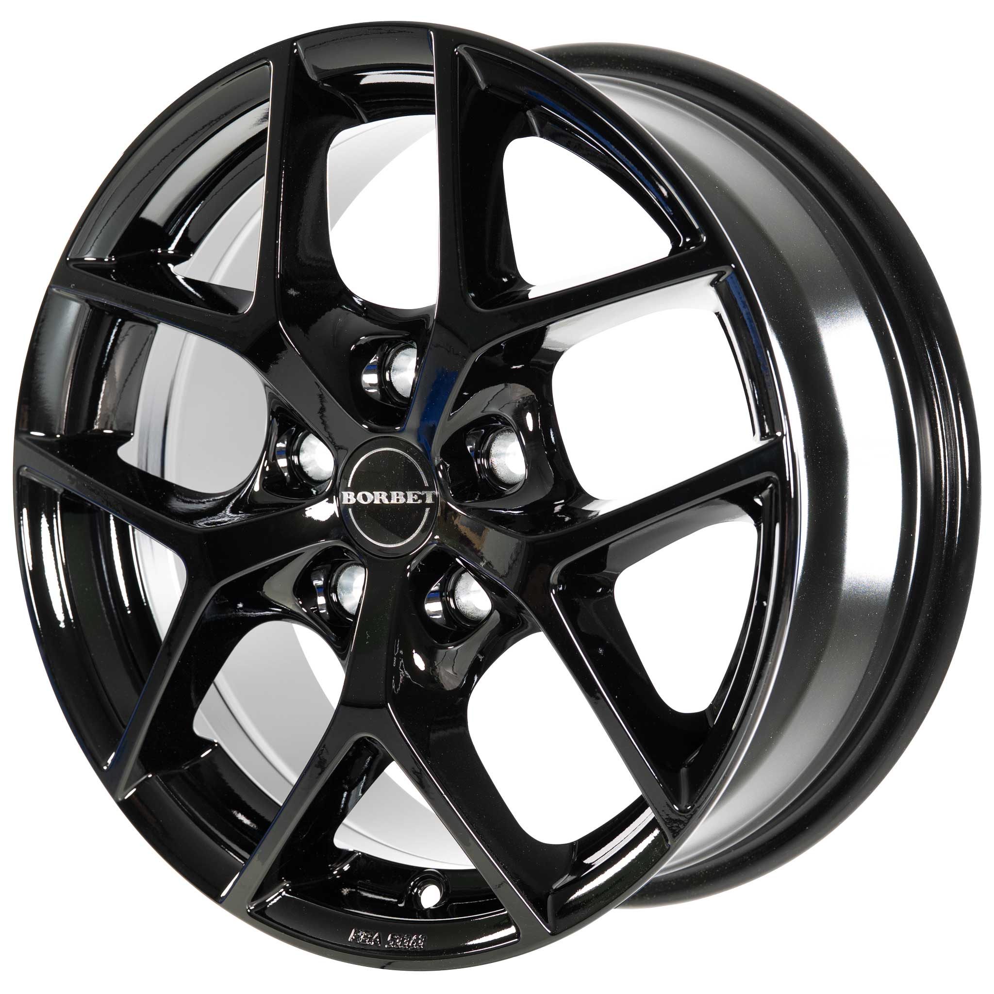 Borbet Y Glossy Black Alloy Wheel Product Image #4