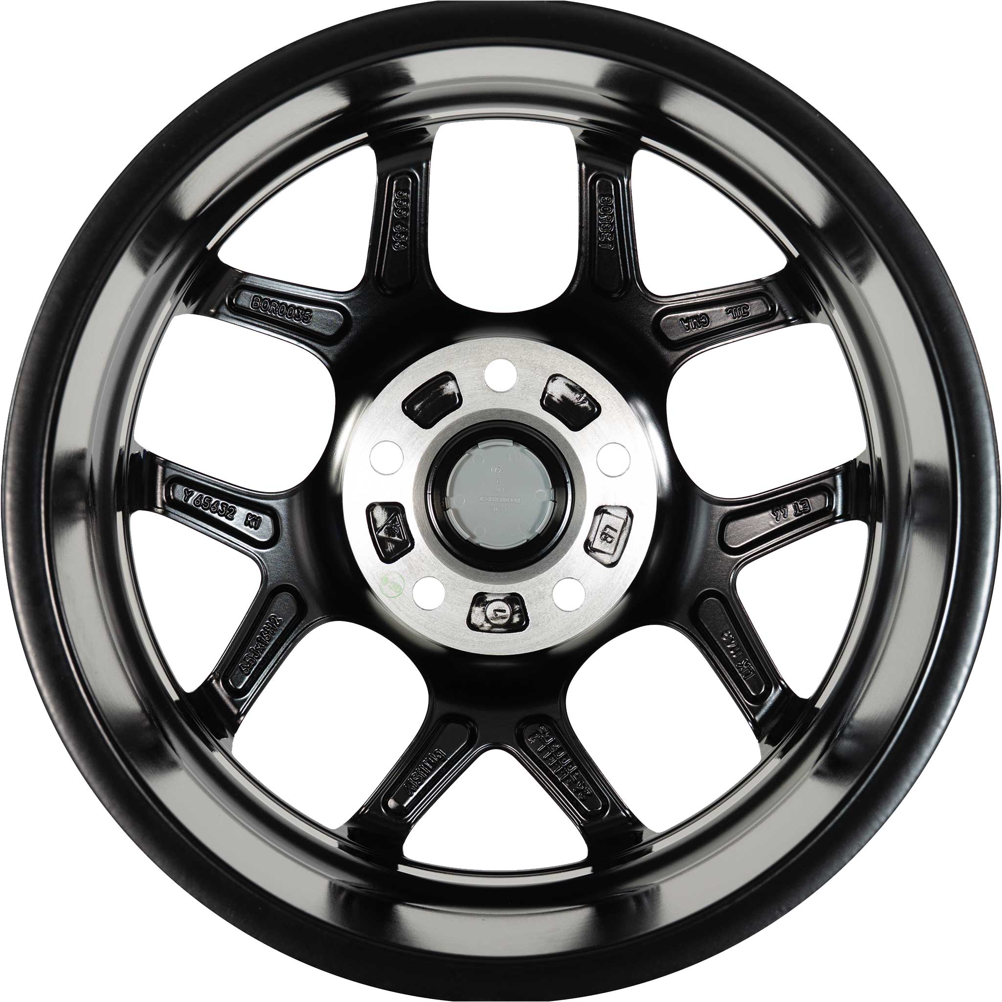 Borbet Y Glossy Black Alloy Wheel Product Image #5