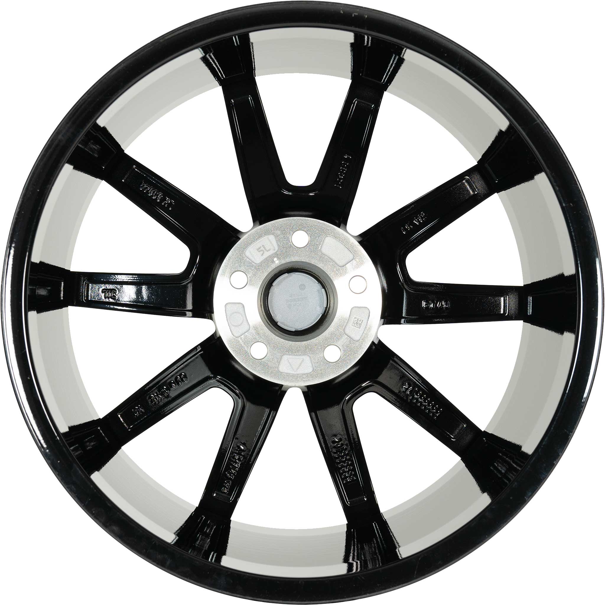 Borbet LX18 Black Glossy Rim Red Alloy Wheel Product Image #3