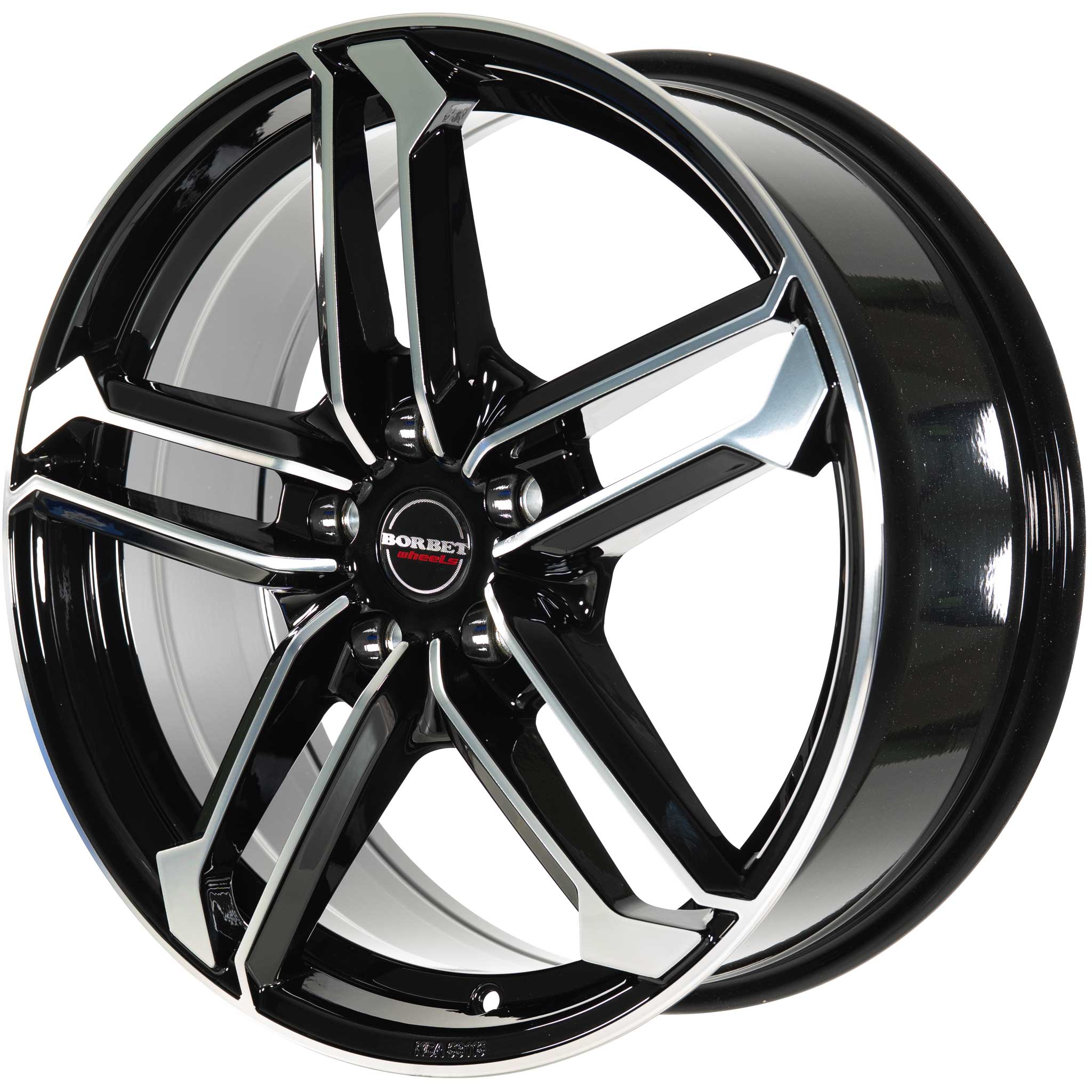 Borbet ATX Black Glossy Polished Alloy Wheel Product Image #4