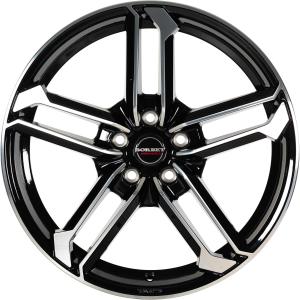 Borbet ATX Black Glossy Polished Alloy Wheel for Mercedes CLS C218 - Sizes 19in